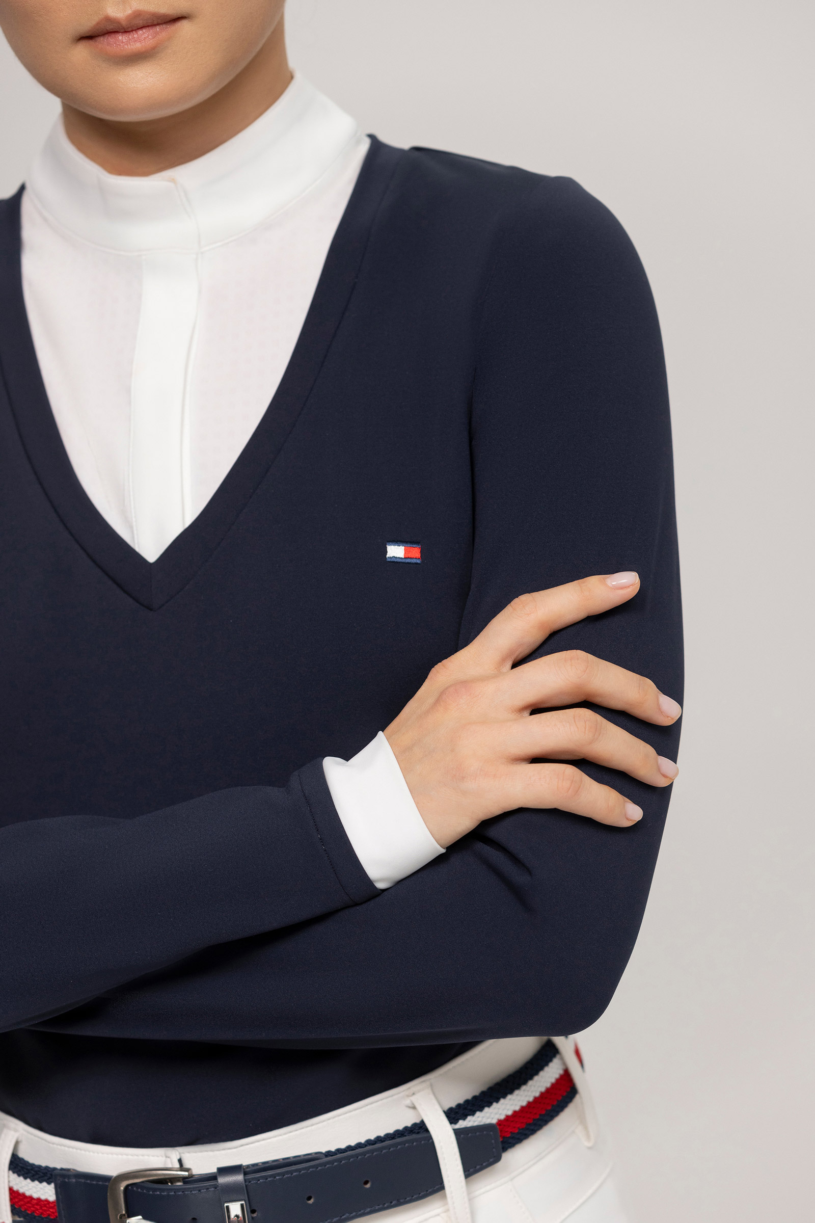 Tommy Hilfiger Equestrian Montana Damen 2-in-1 Turniershirt