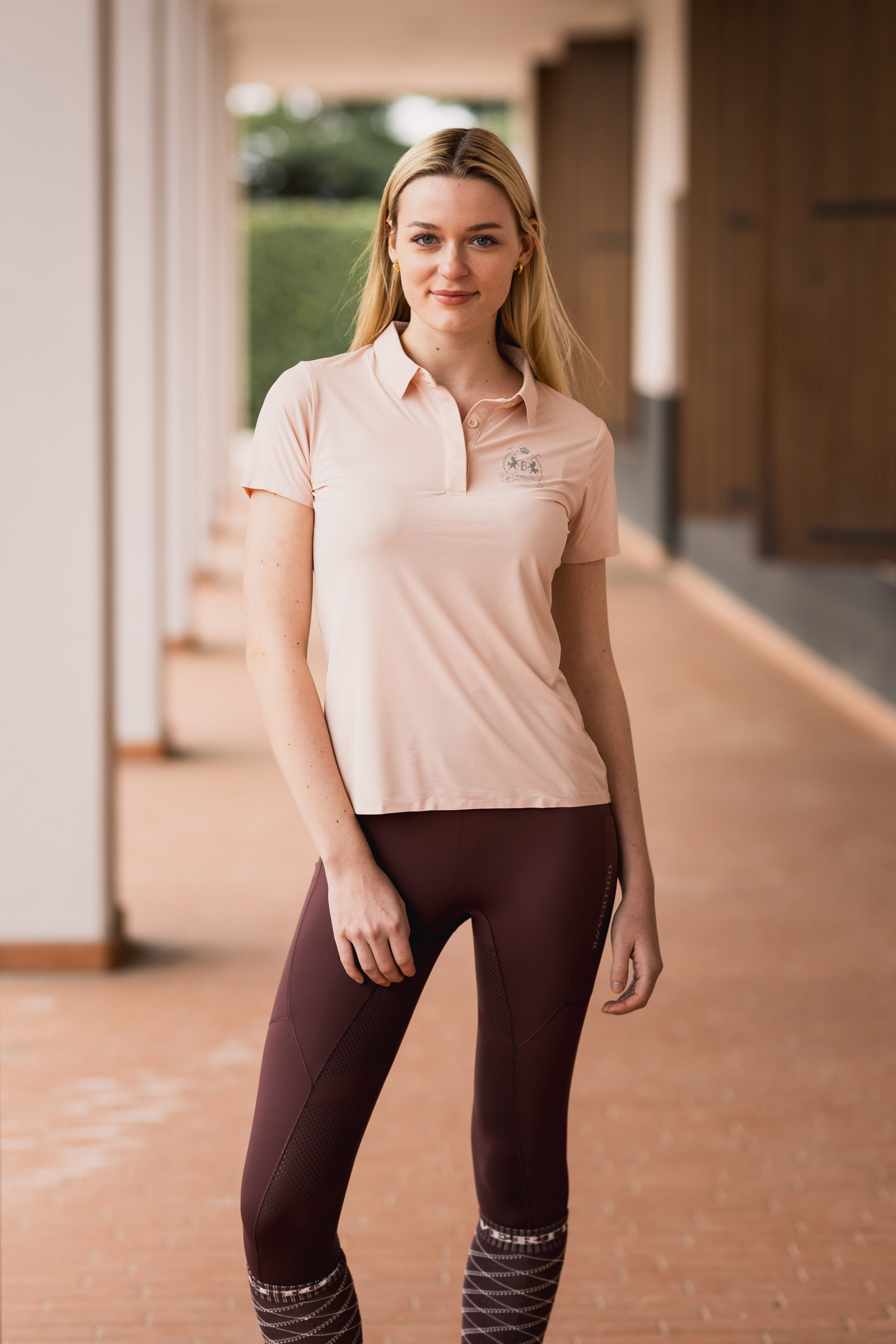 B Vertigo Daphne Nahtloses Poloshirt f&uuml;r Frauen