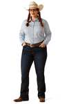 Ariat Team Kirby Damen Langarm Stretch Shirt