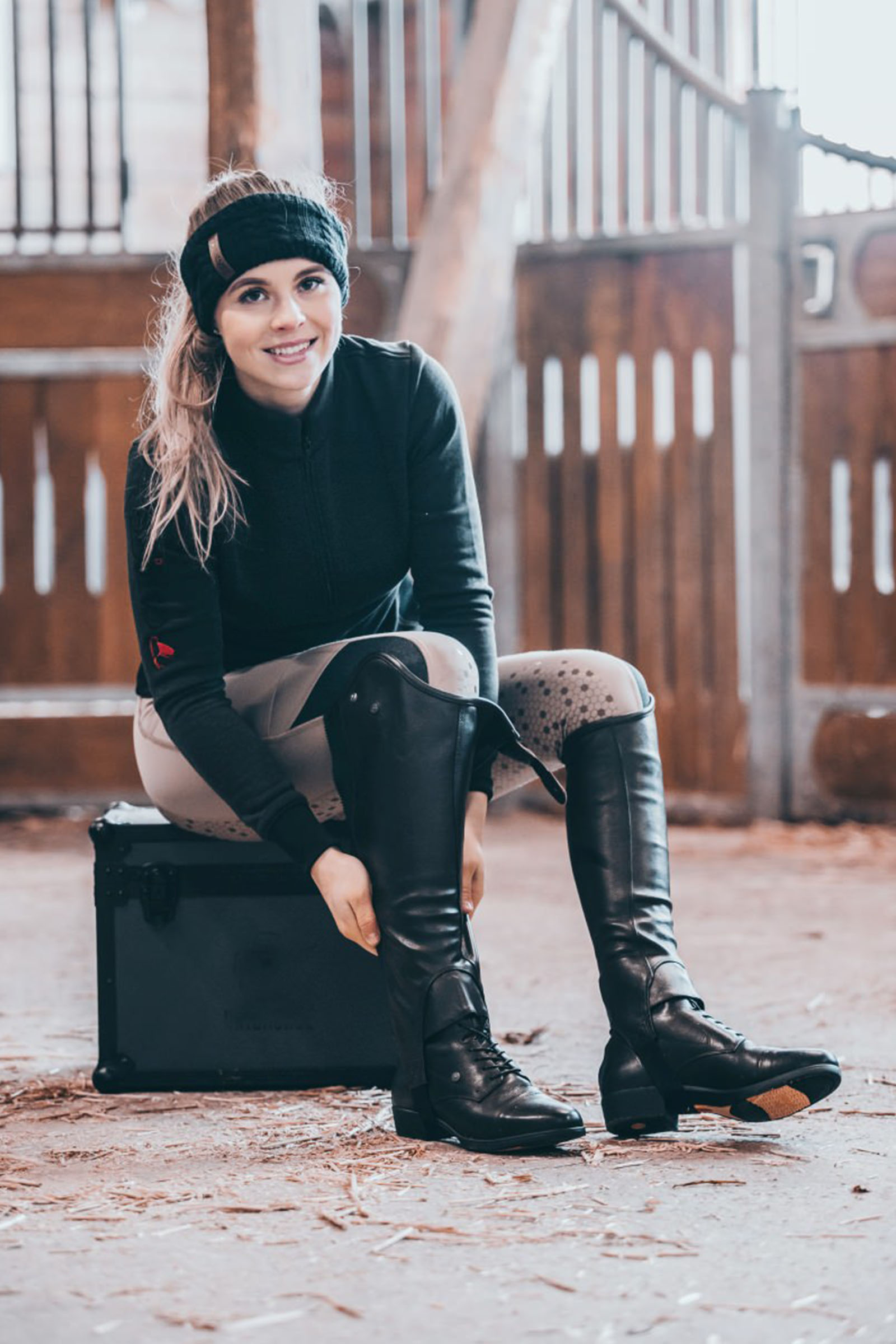 Suedwind Footwear Advanced II BZ Lace weiche Jodhpur-Stiefeletten mit Reißverschluss hinten und Schnürung