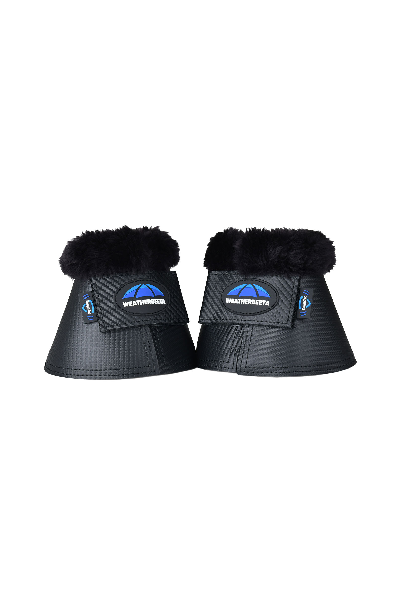 Black Weatherbeeta Tough-Tec Fleece-besetzte Hufglocken