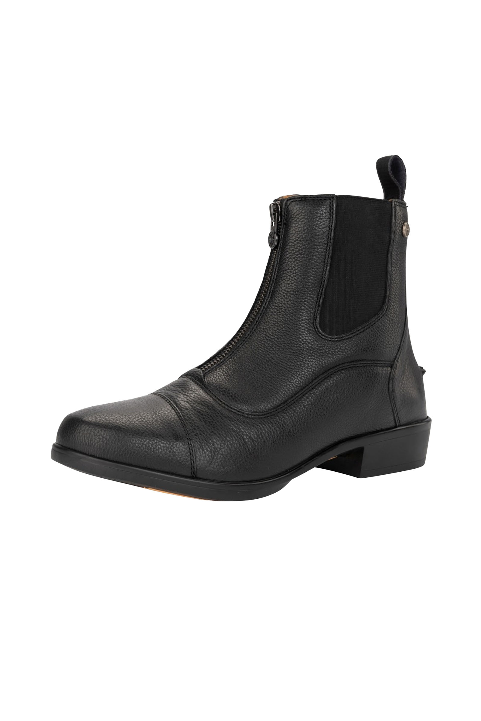 Black Suedwind Footwear Advanced II FZ Soft Reitstiefeletten, vorderer Reißverschluss