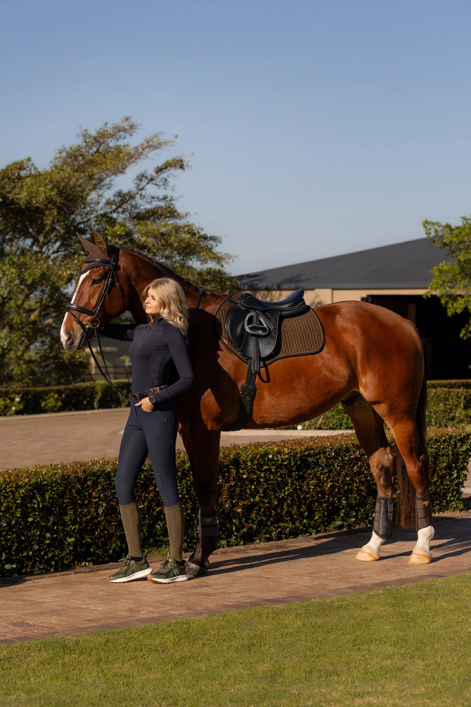 LeMieux Suede Square CC Springschabracke