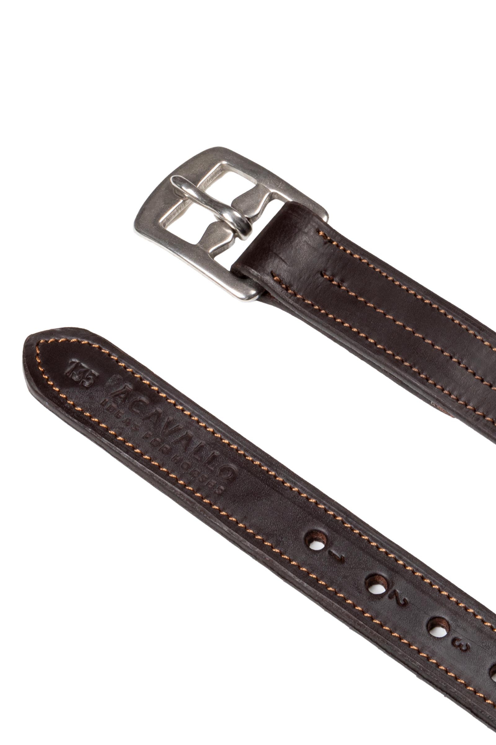 Acavallo Kalbsleder Steigb&uuml;gelriemen verst&auml;rkt