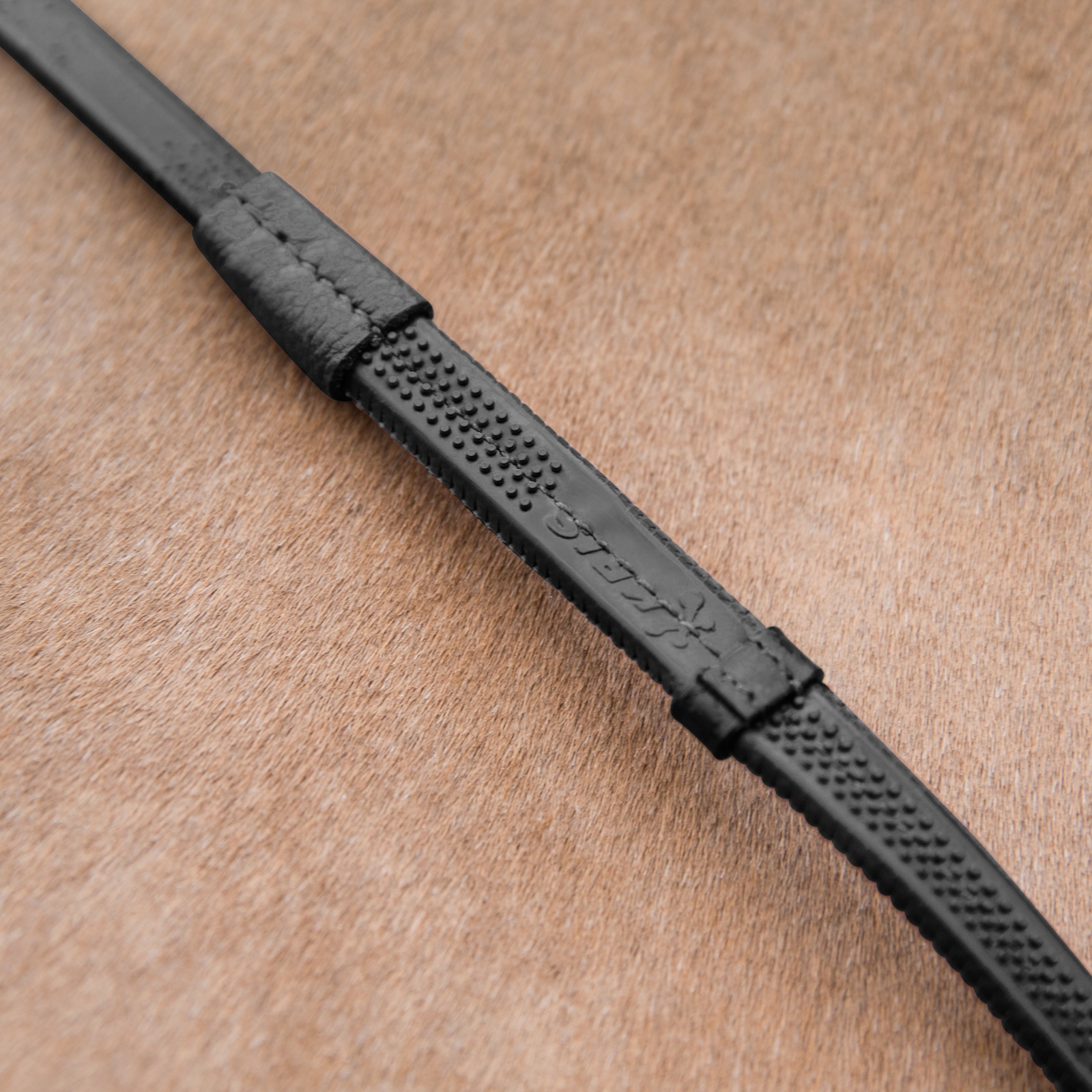 Horze Soft Grip Gummizügel mit Stegen