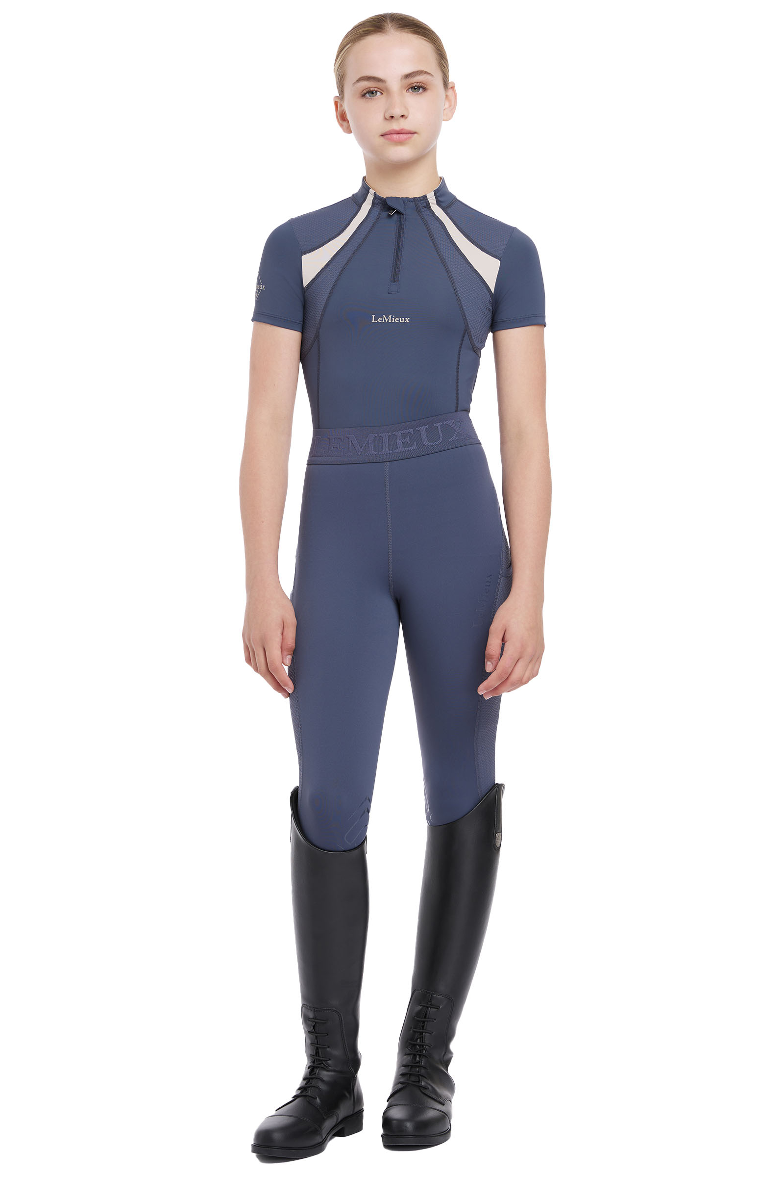 LeMieux Young Rider Kurzarm Mia Mesh Base Layer