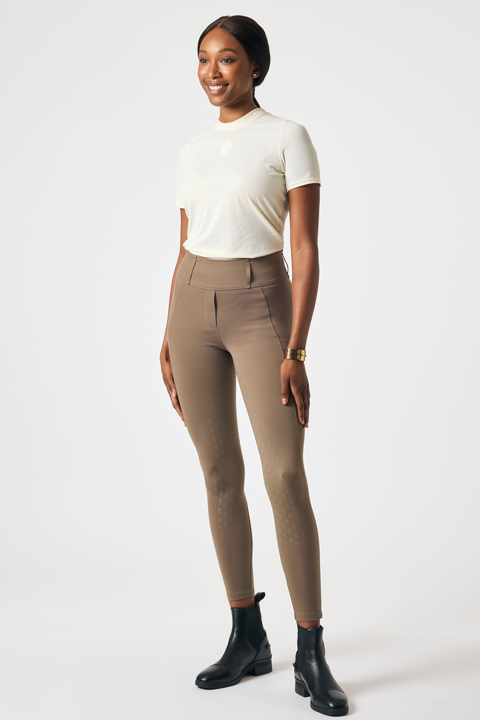 PS of Sweden Courtney S/S Gestreiftes Mesh-Shirt