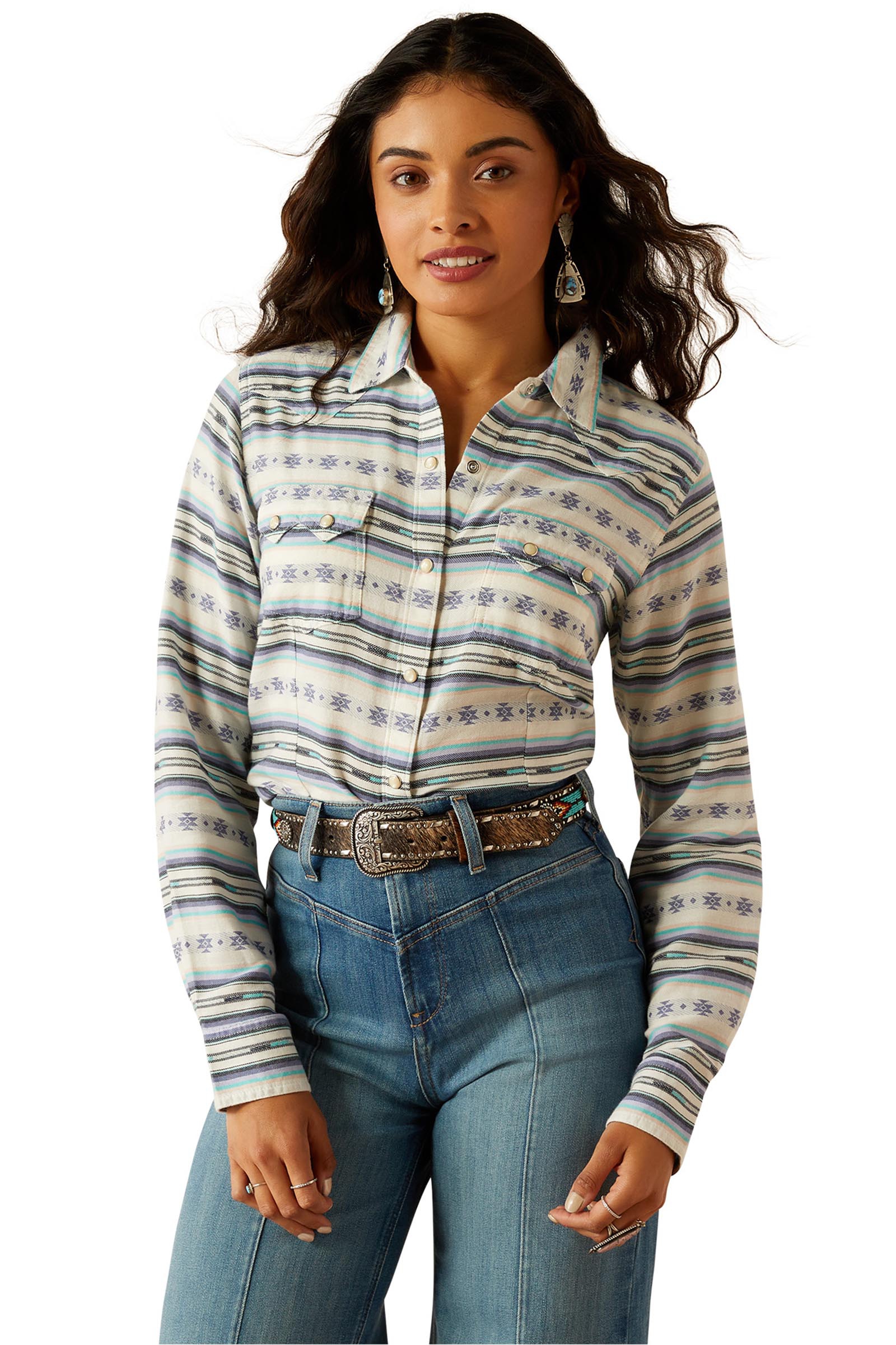 Ariat Seaside Serape Damen Shirt mit Druckkn&ouml;pfen