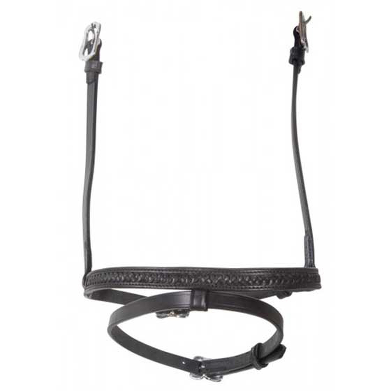 Black Karlslund Kombinierter Nasenriemen mit Flechtdetail