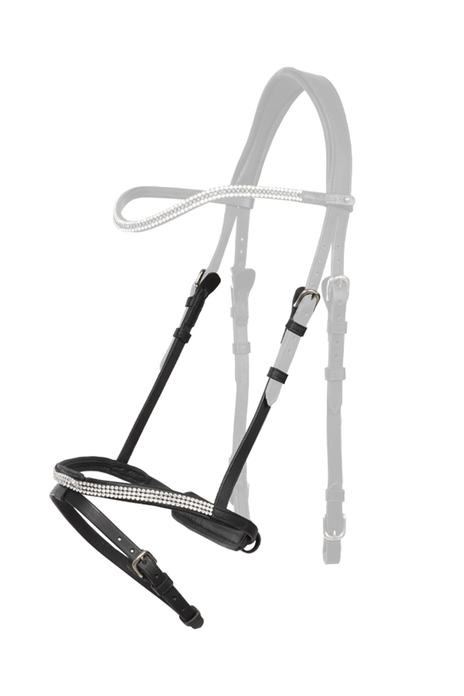 Kavalkade Hvítur Englisches Reithalfter für Aradis Islandtrense