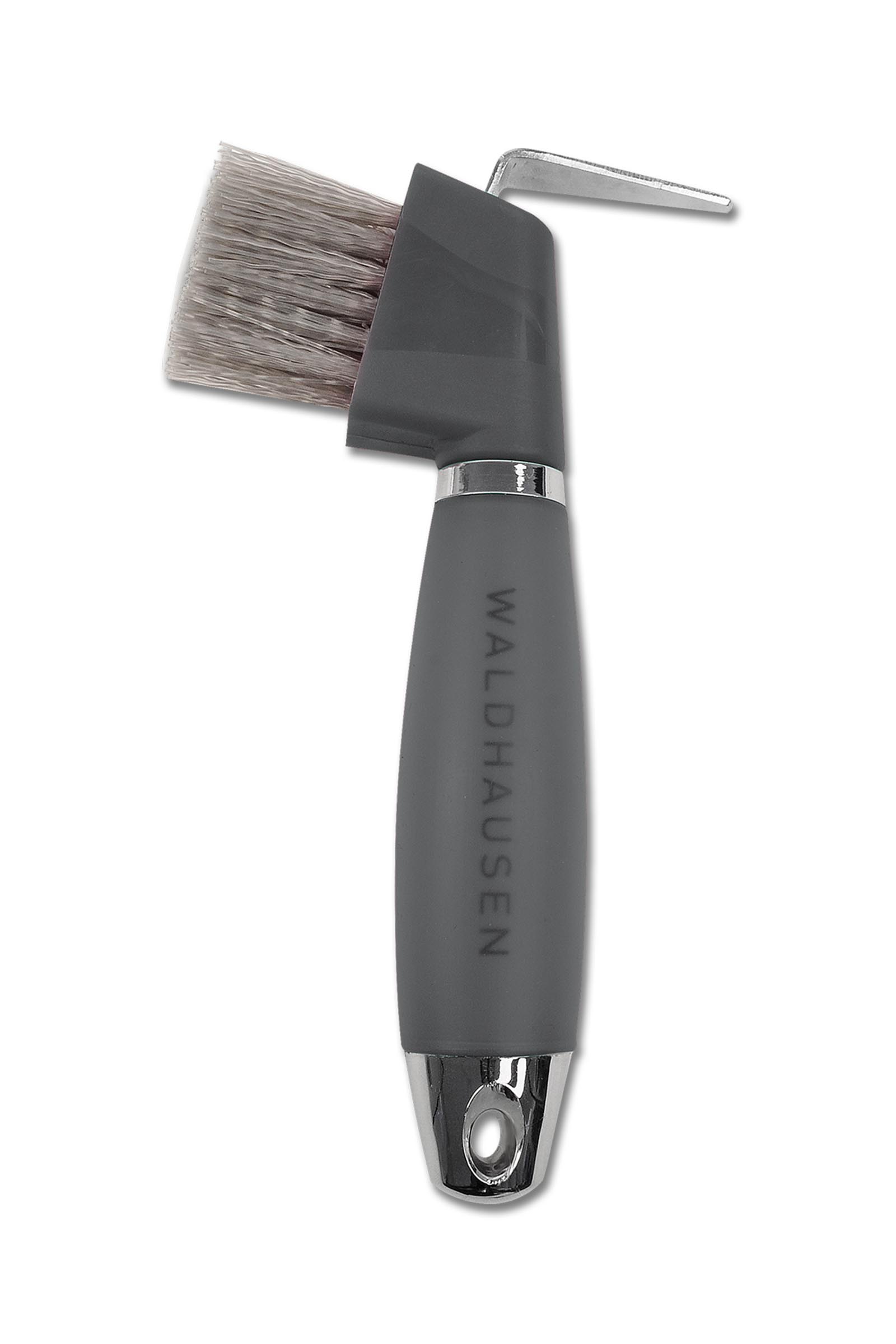 Black Waldhausen Hufkratzer mit B&uuml;rste und Gelgriff