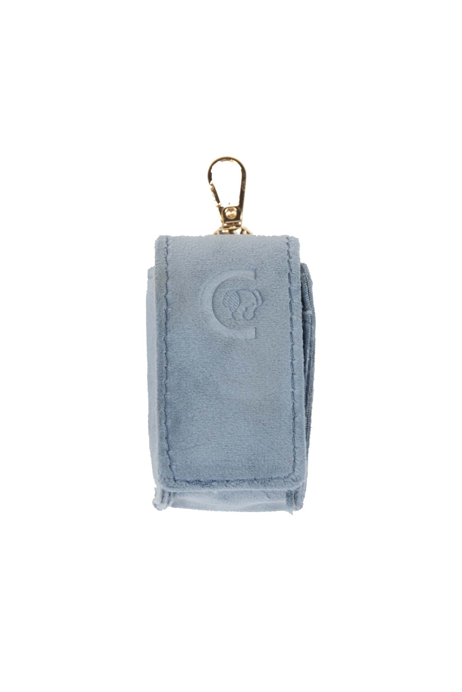 Light Blue Kentucky Dogwear Square Velvet Poop Bag Tasche