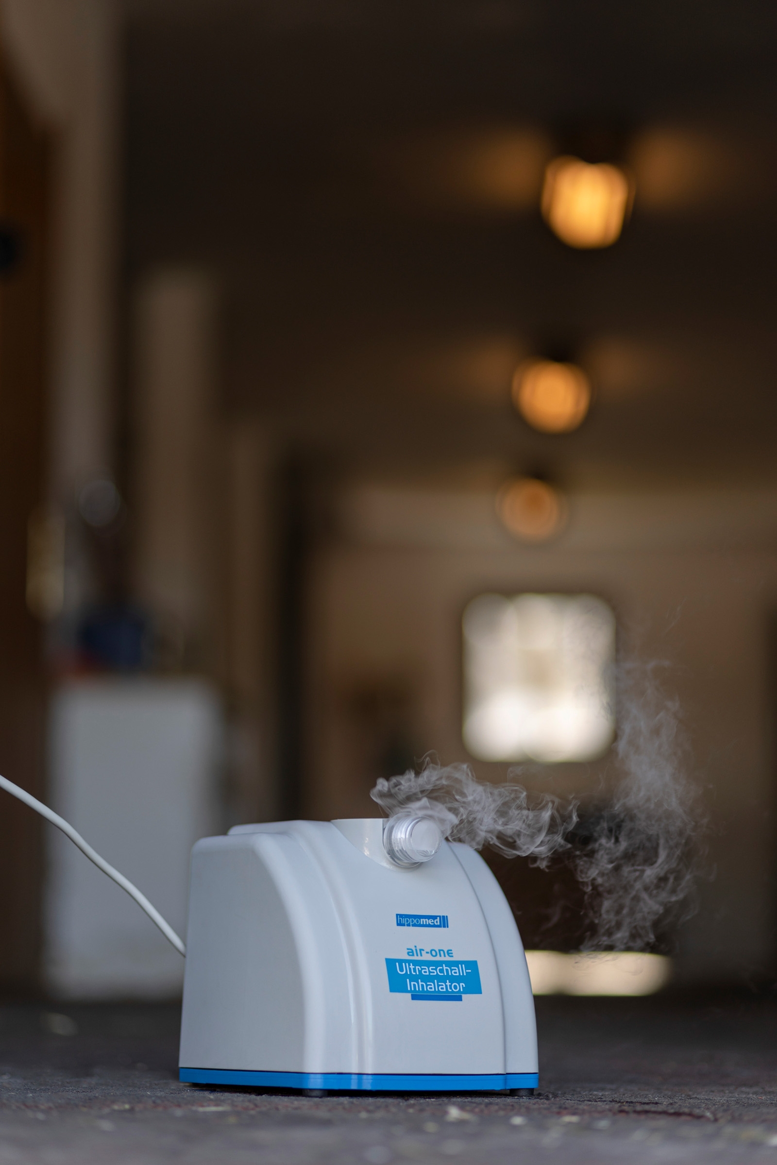 Hippomed AirOne Ultraschall-Inhalator für Pferde mit Maske, Warmblut