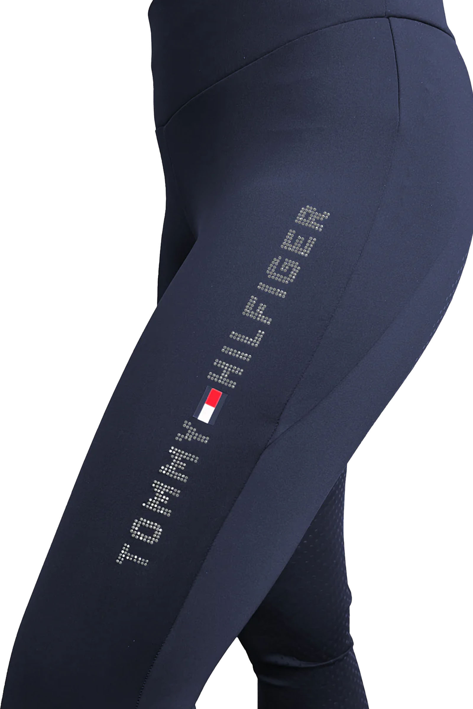 Tommy Hilfiger Capsule Collection Elmira Ganzjahres-Vollbesatzreitleggings mit Strass