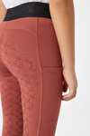 Horze Leighton Teens Vollbesatzreitleggings mit Silikongrip und warmem Futter