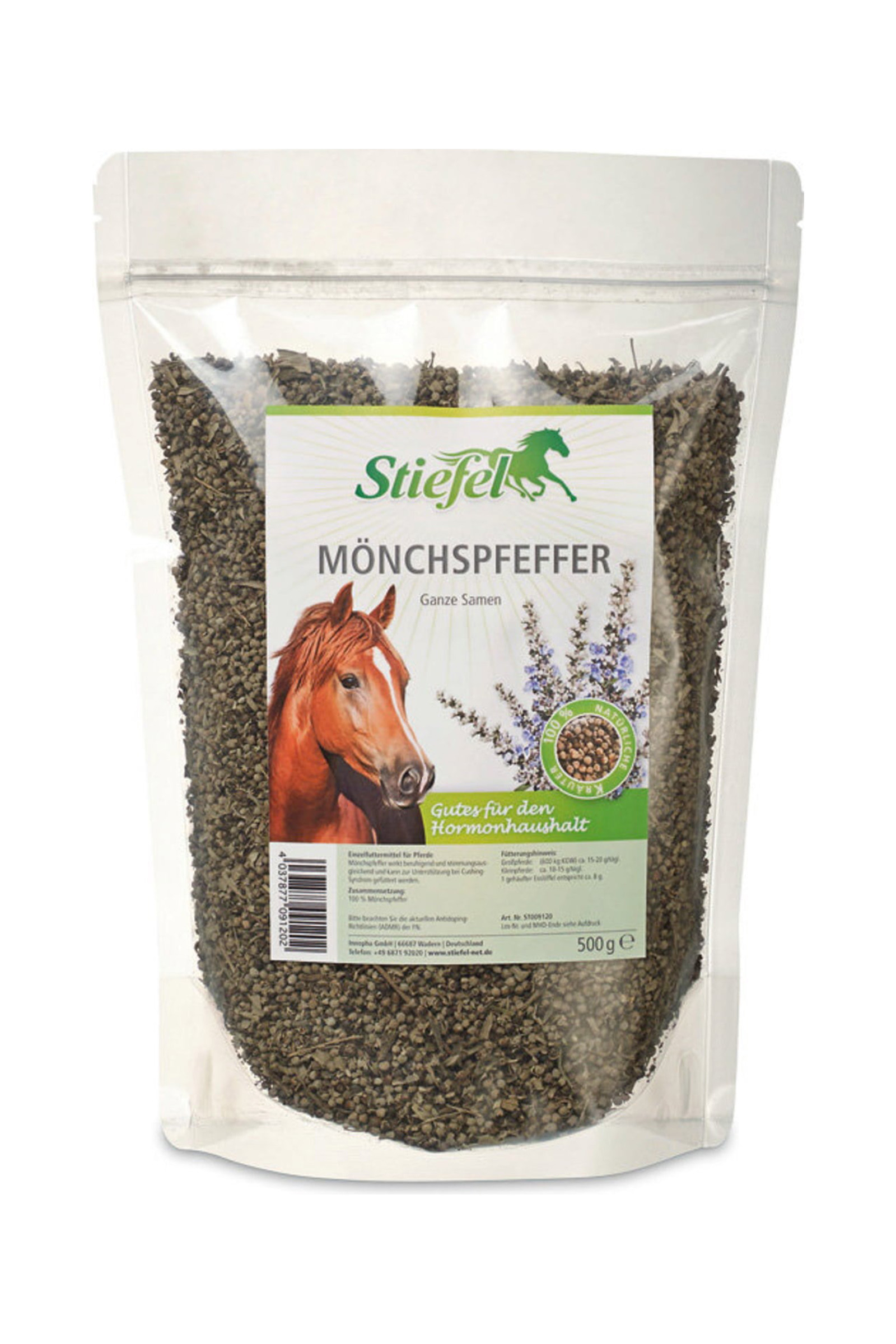 Stiefel Mönchspfeffer ganze Samen, 500 g