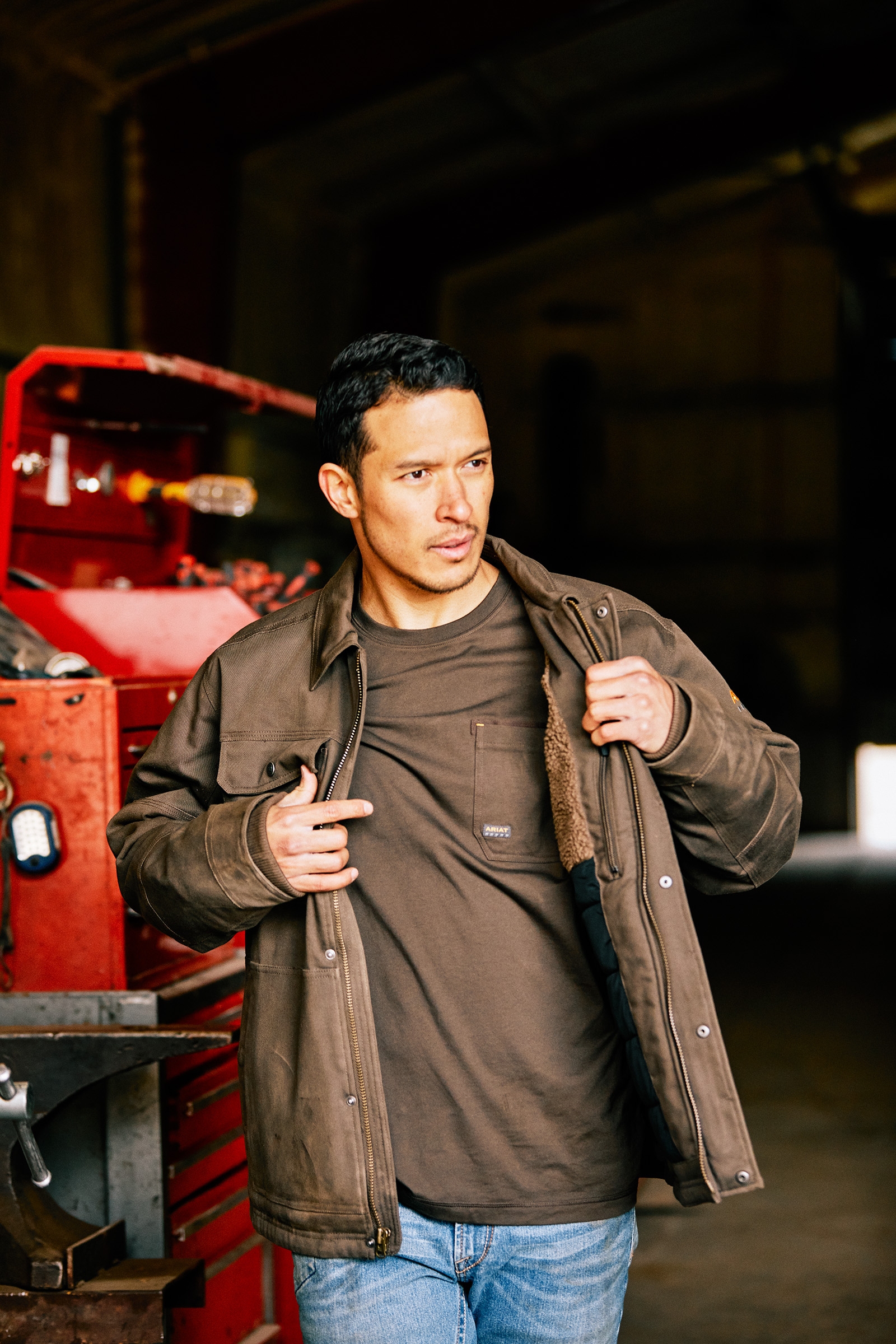 Ariat Rebar DuraCanvas Sherpa Herren Jacke