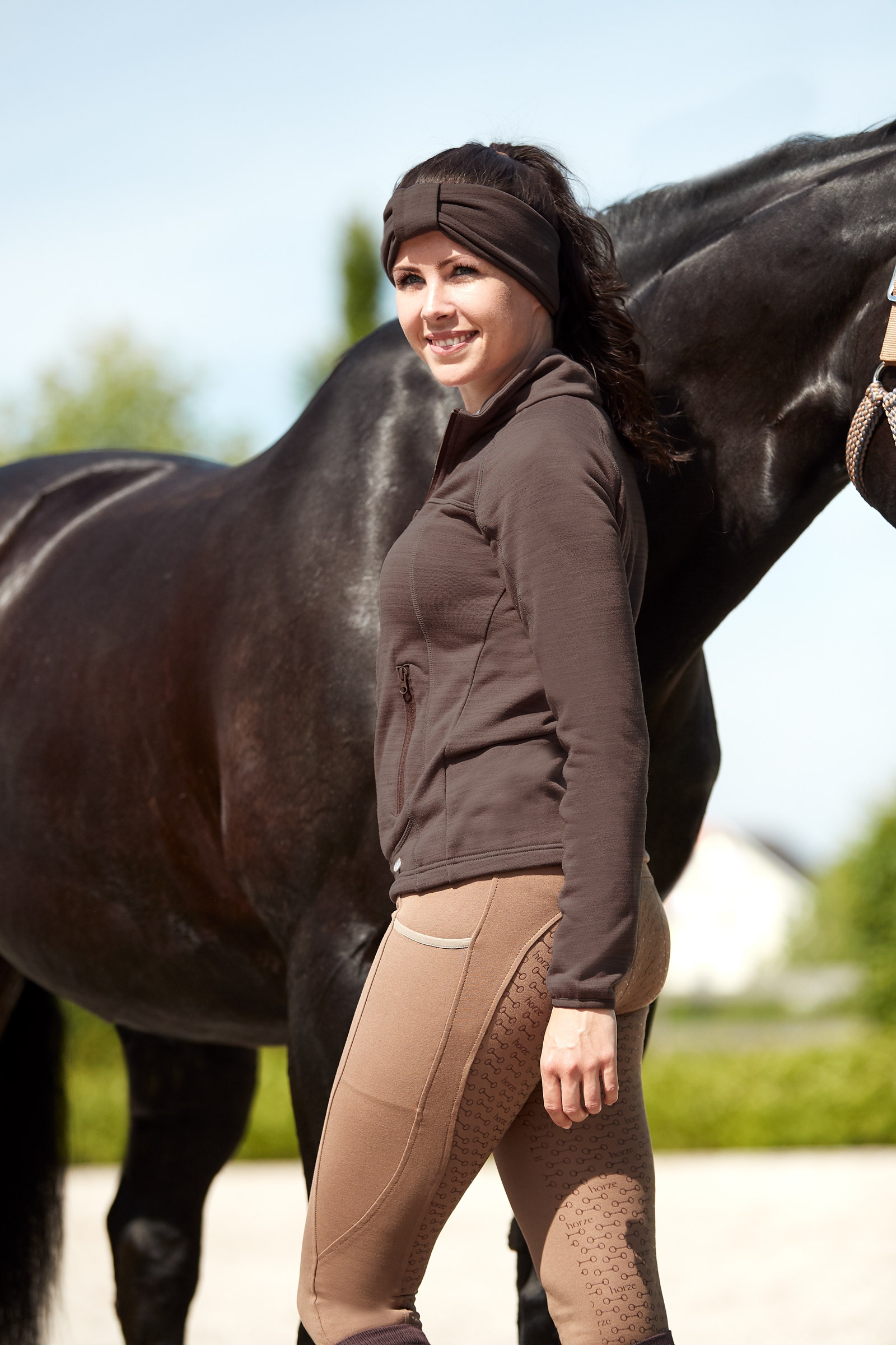 Horze Addison Damen Fleece Stirnband