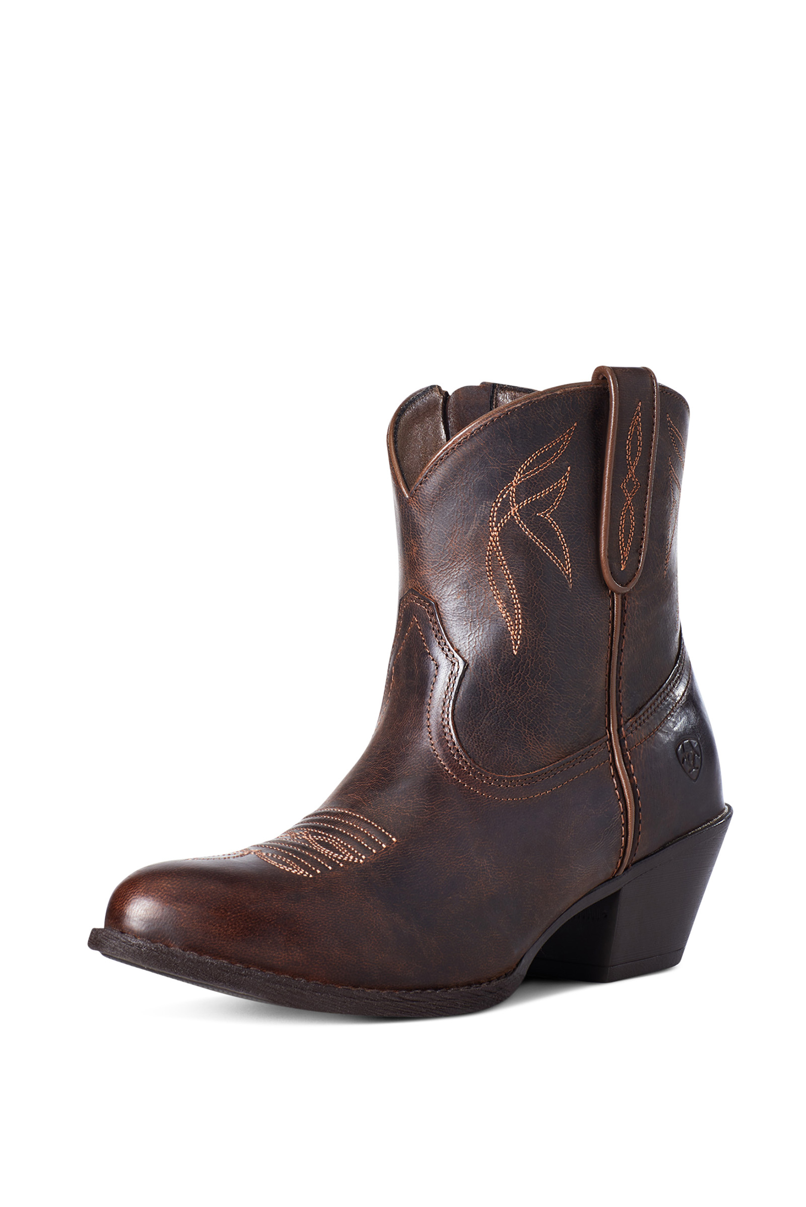 Sassy Brown Ariat Darlin Damen kurze Westernstiefel  