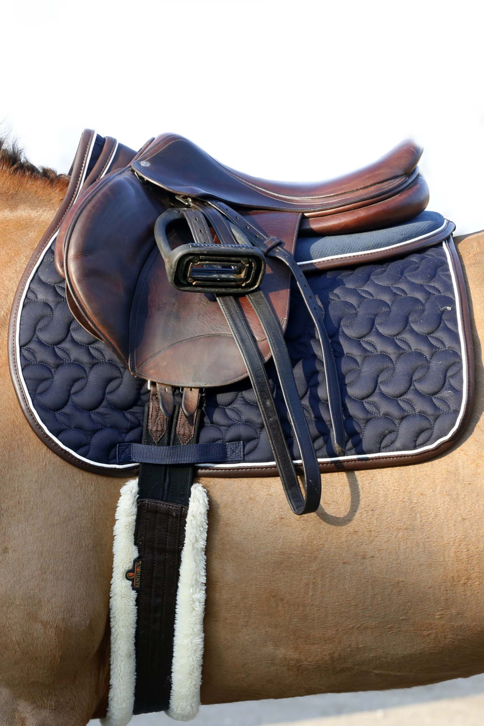 Kentucky Horsewear Lammfell-Gurt