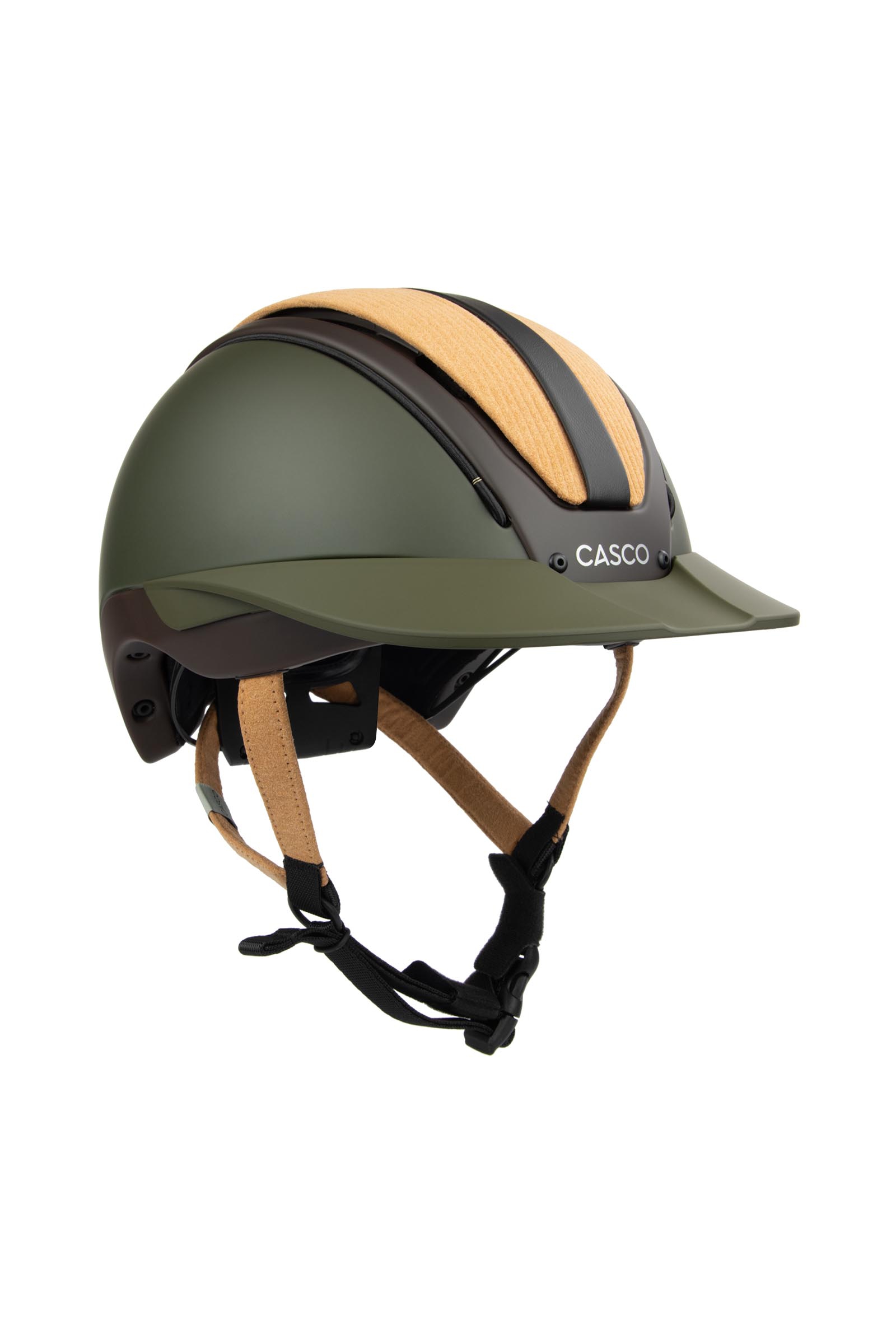 Brown Cord Casco Duell One Reithelm