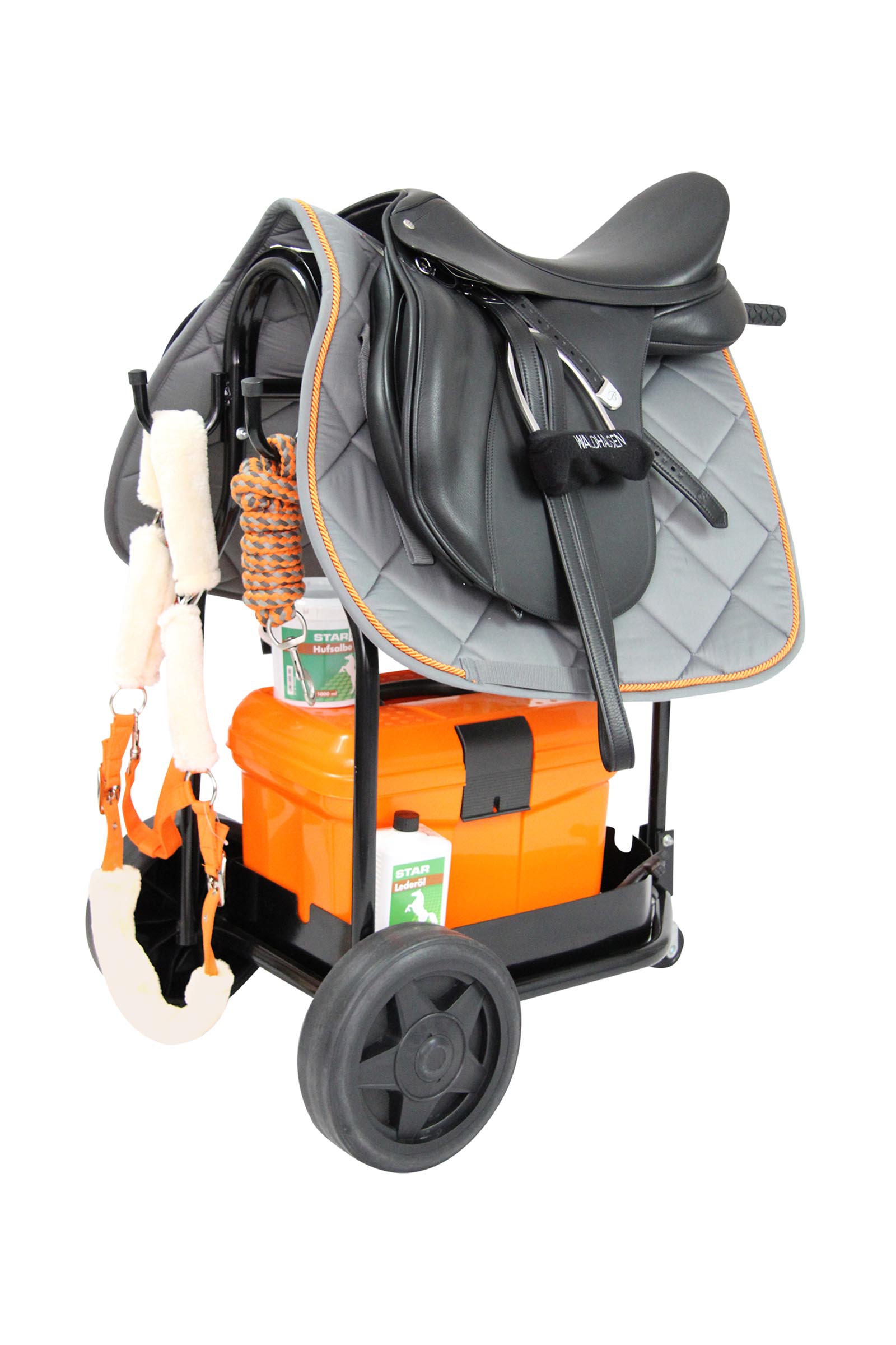 Waldhausen Stallwagen mit Ablagekorb