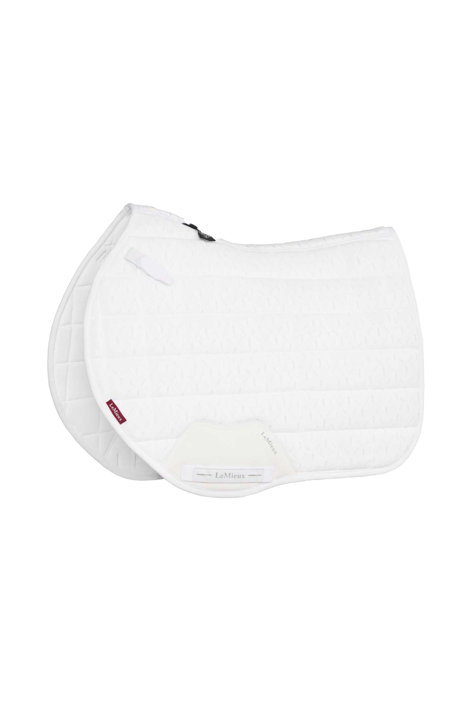 White LeMieux 3D Mesh Self-Cool Eurojump Springschabracke