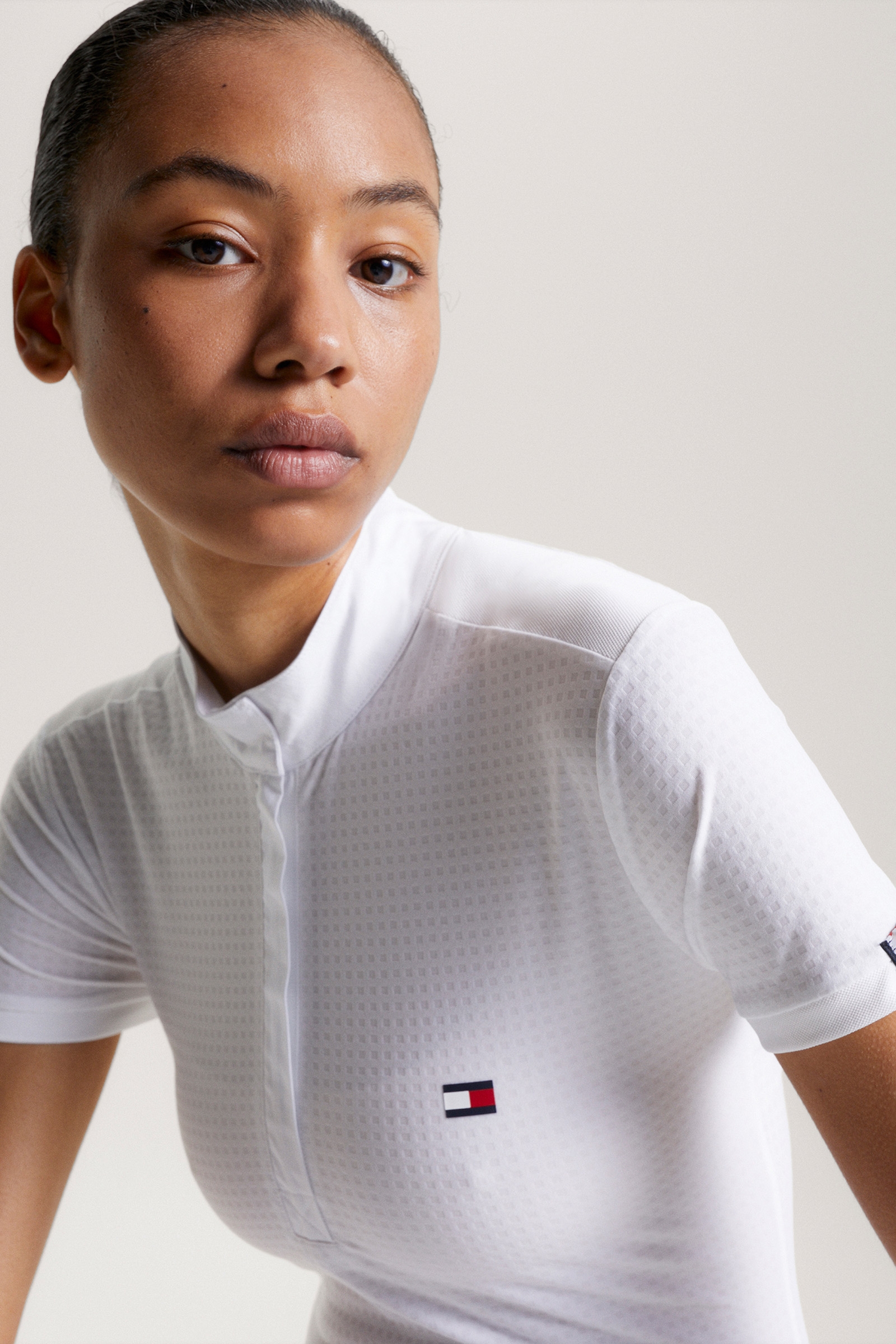 Tommy Hilfiger Equestrian Chelsea Kühlendes Kurzarm-Poloshirt mit Logo