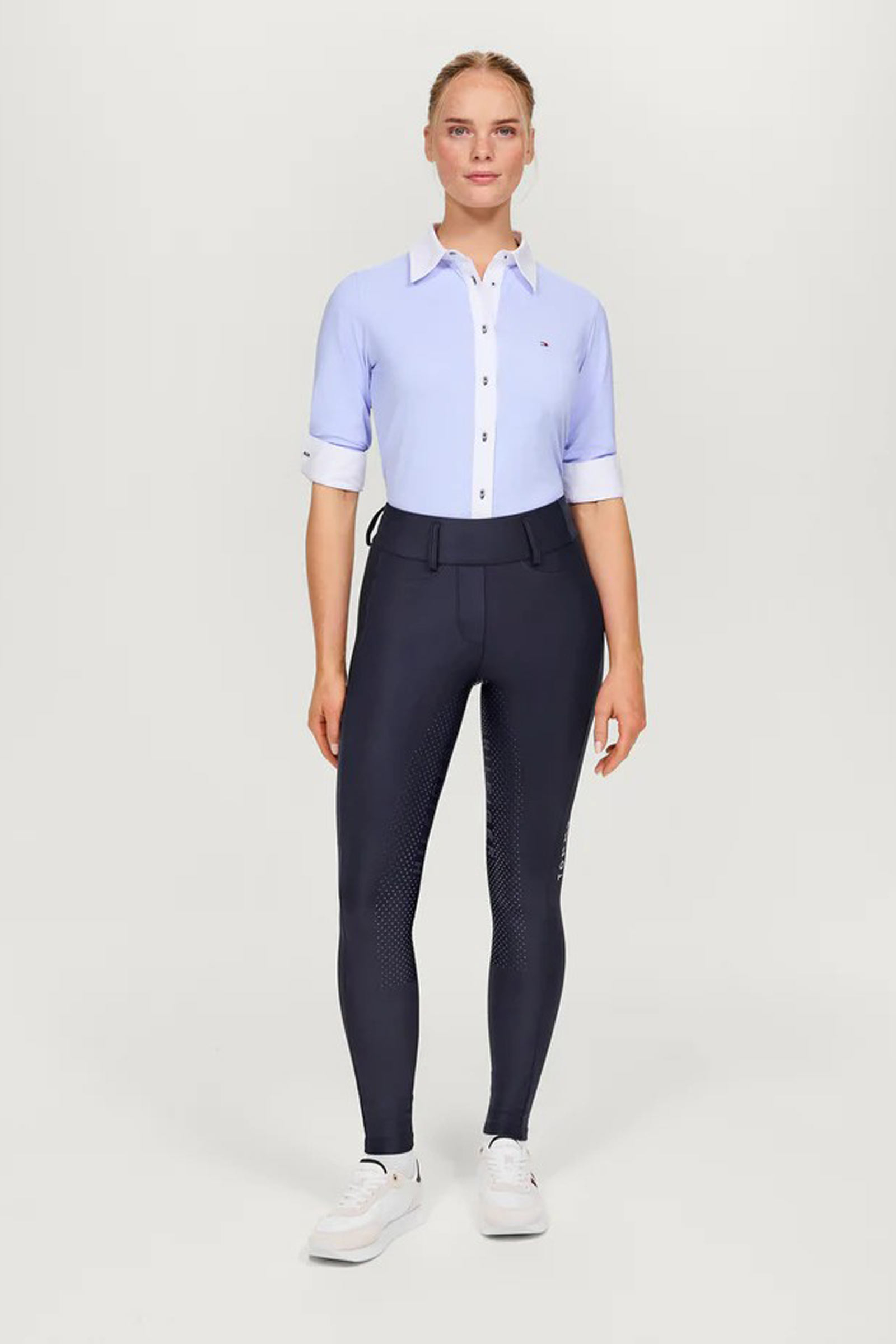 Tommy Hilfiger Equestrian Highland Damen Hybrid-Vollbesatzreithose mit Silikon