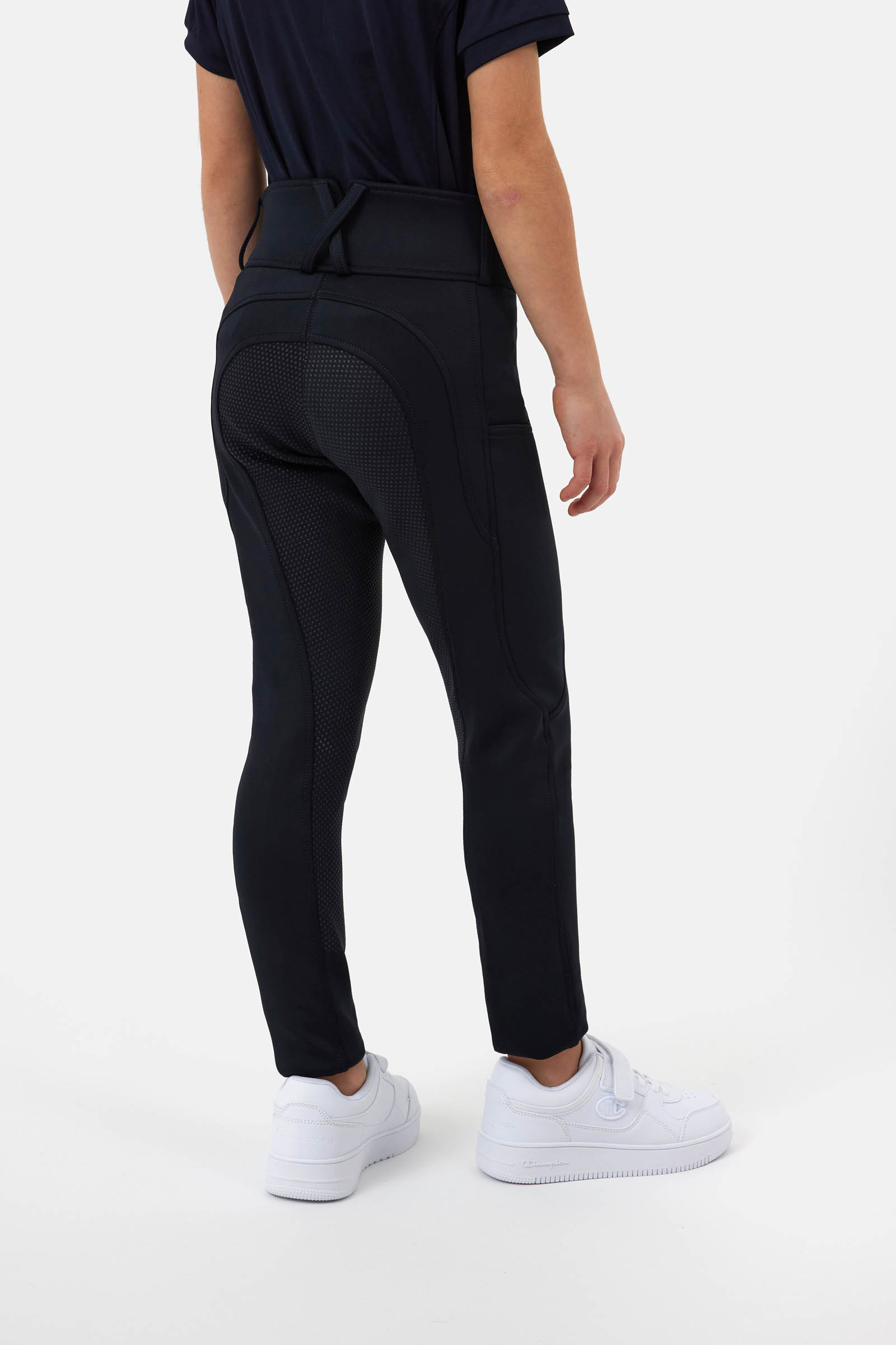 Dark Navy Horze Young Rider Chara Vollbesatz-Reithose