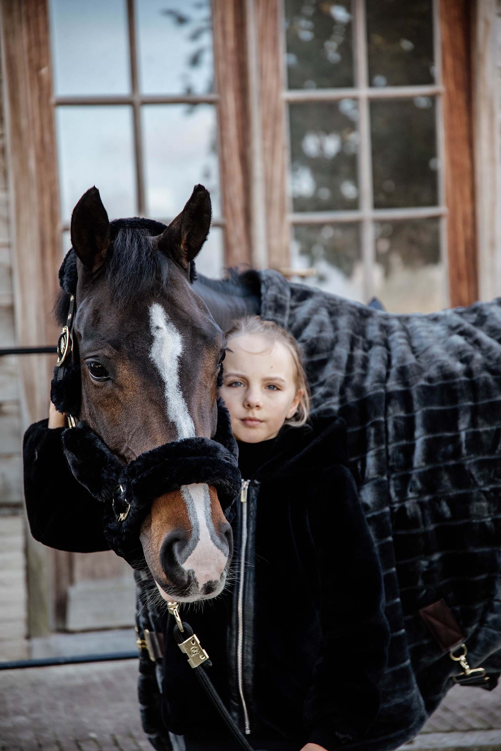 Kentucky Horsewear Lammfell Transport-Halfter