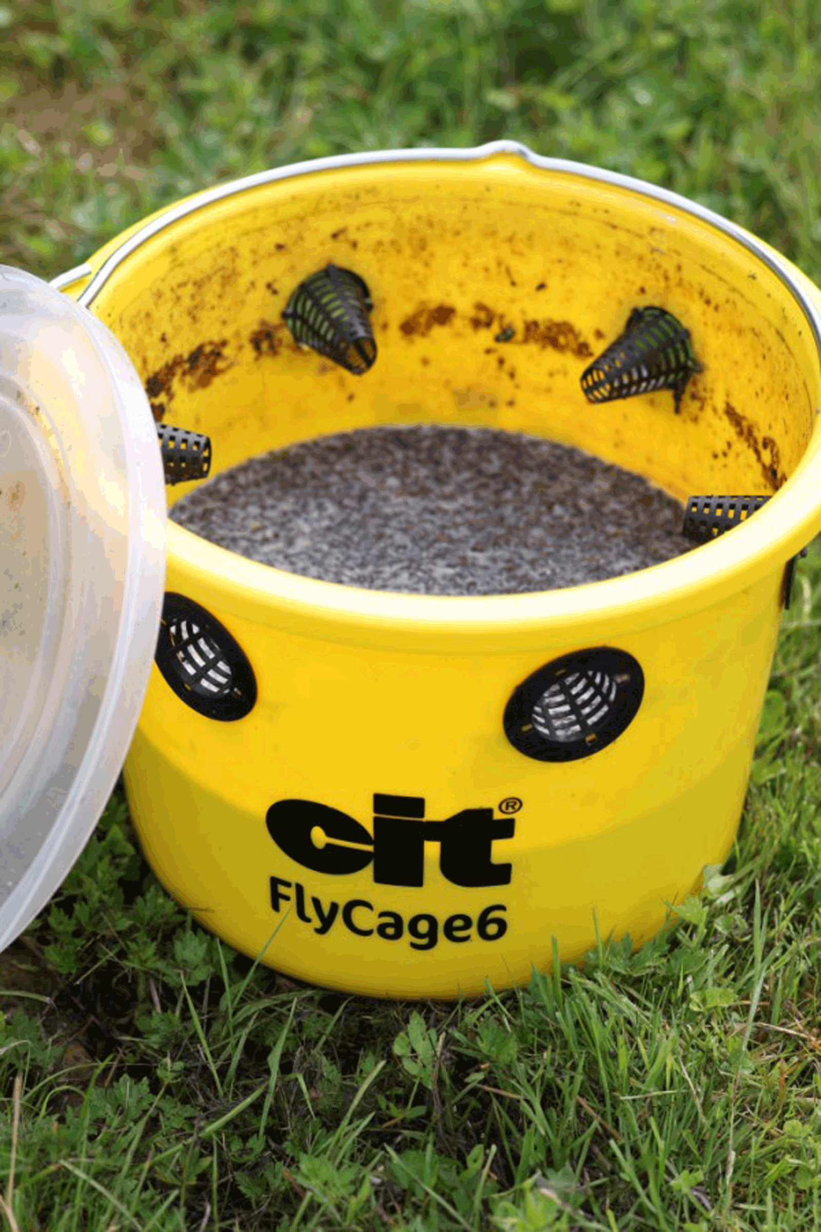 Kerbl Cit FlyCage6 Fliegenfalle, Set inkl. 750 g Lockstoff