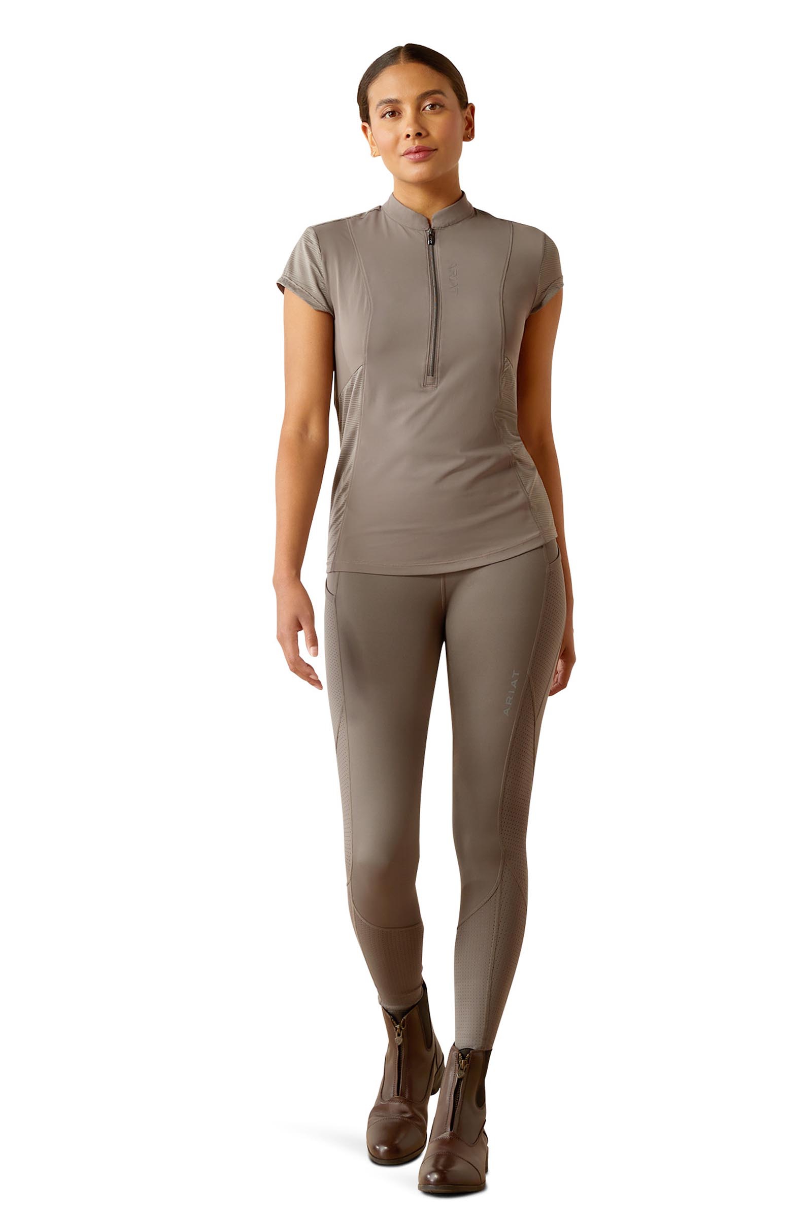 Ariat Breathe Damen Baselayer mit 1/2 Reißverschluss