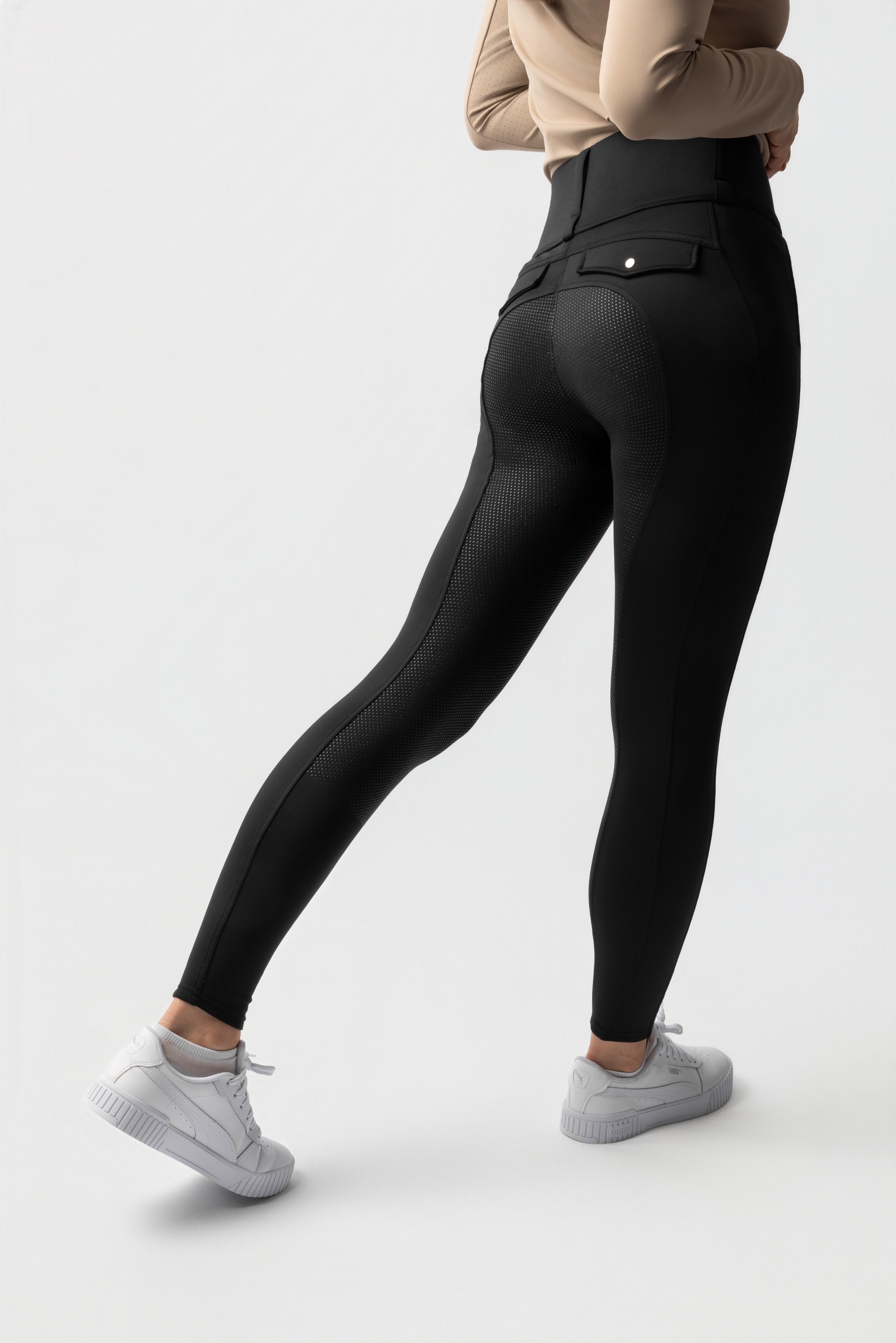 Horze Anya Damen Hybrid Thermo Vollbesatz-Reithose