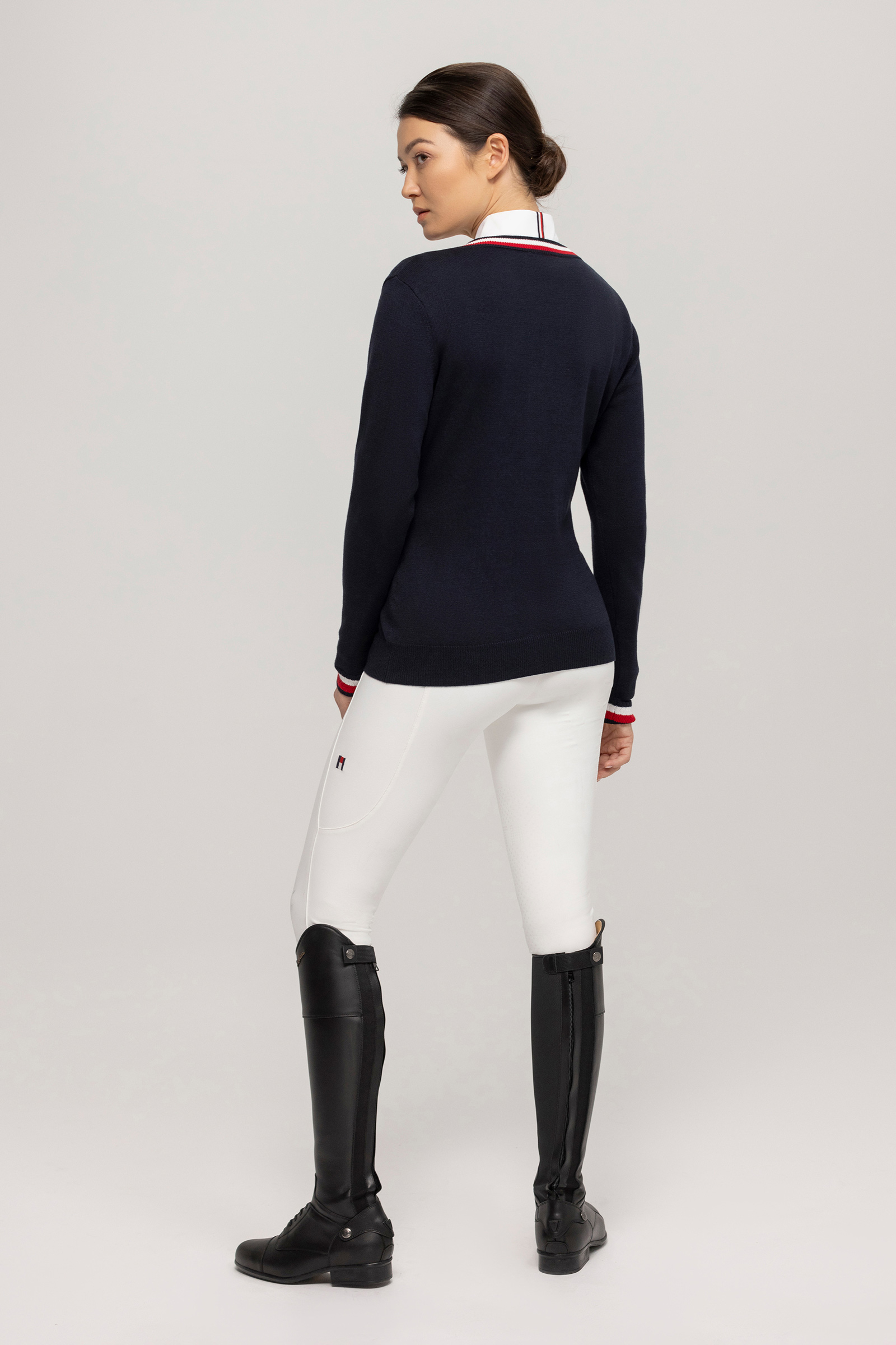 Tommy Hilfiger Equestrian Indiana Damen Pullover mit V-Ausschnitt