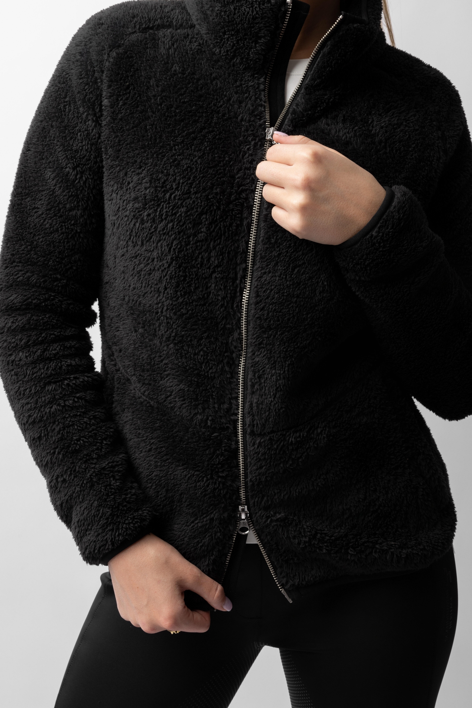 Horze Merida Damen Teddyfleece Reitjacke