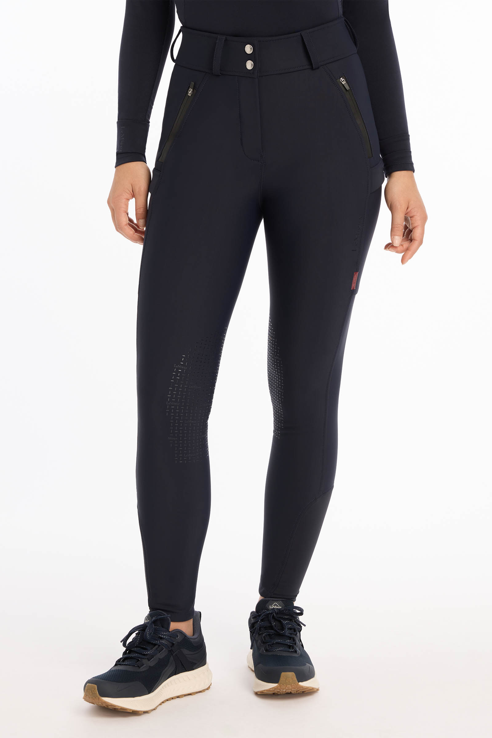 LeMieux Drytex Damen-Winterreithose, wasserdicht mit Kniebesatz