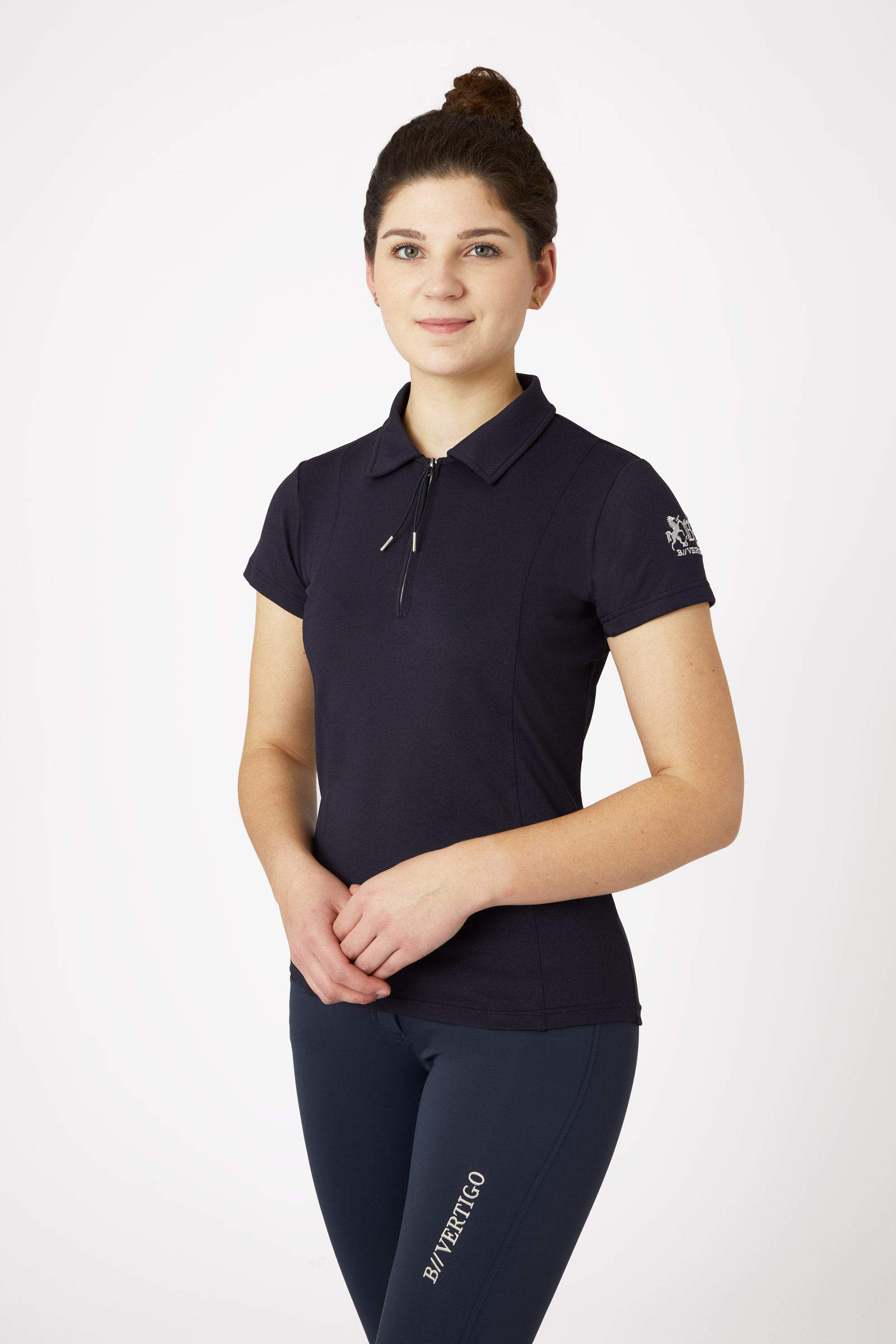 B Vertigo Claudine Damen Kurzarm-Poloshirt