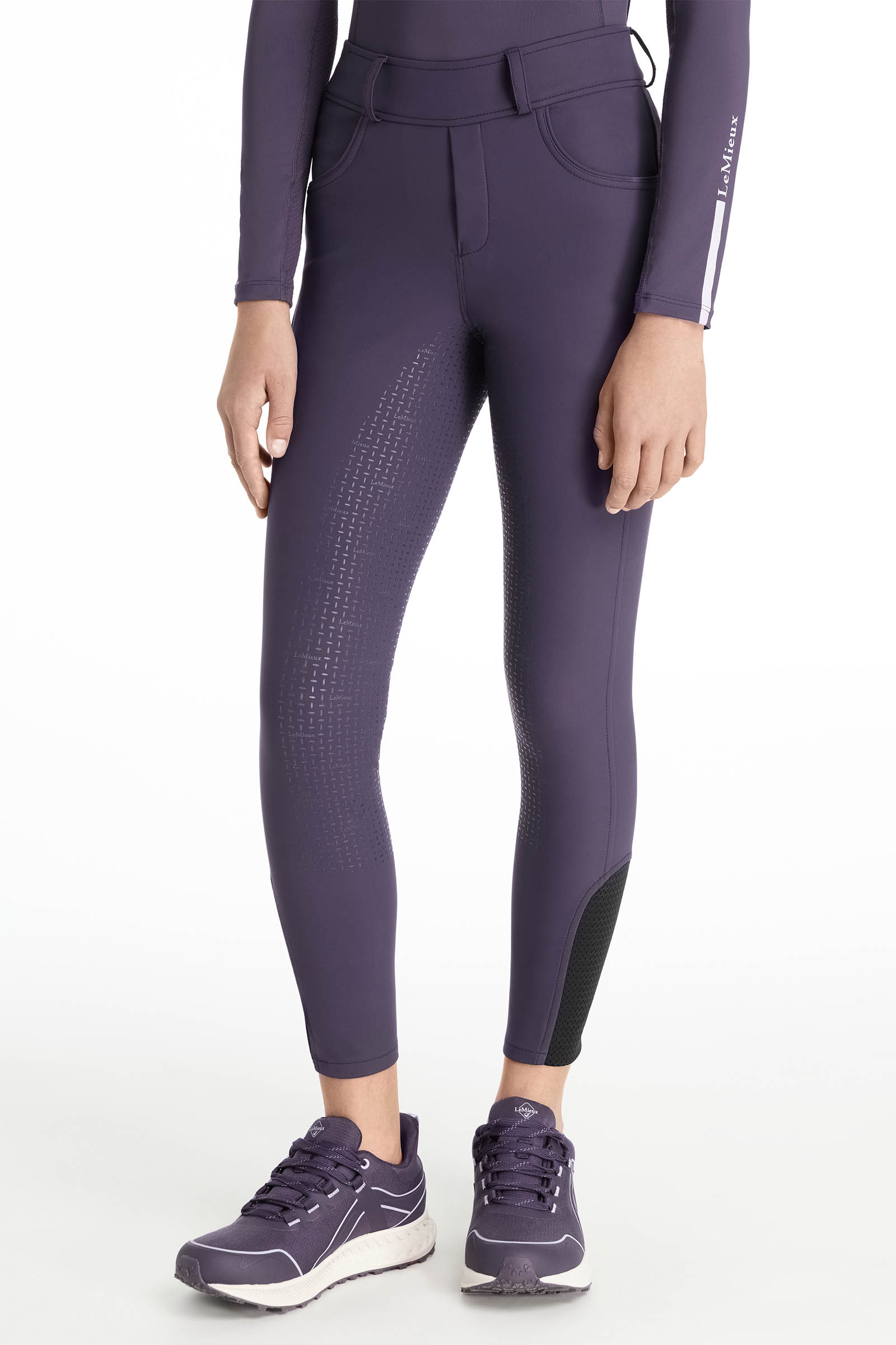 LeMieux Young Rider Ella Kinder-Breggings mit weicher Innenseite und Vollbesatz
