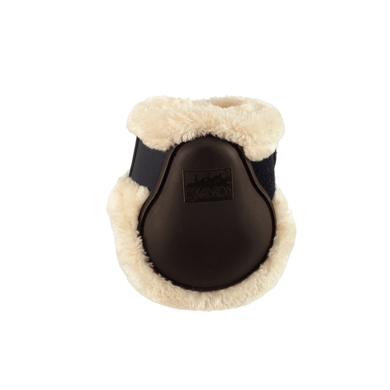 Dark Brown Eskadron Protection Fauxfur Streichkappen