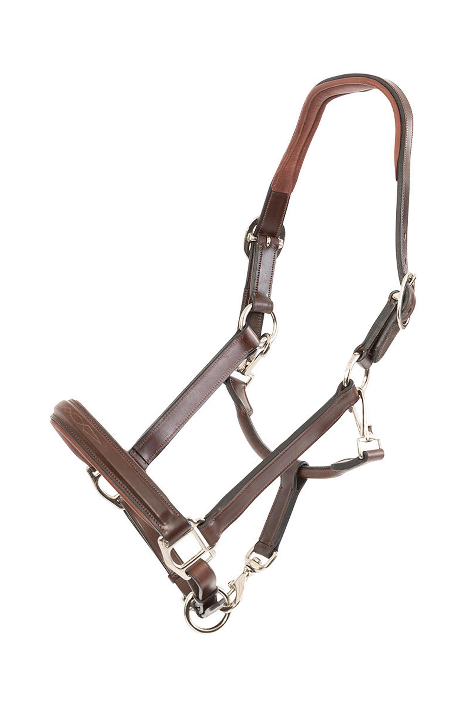 Brown/Silver Trust Equestrian Halter San Miguel