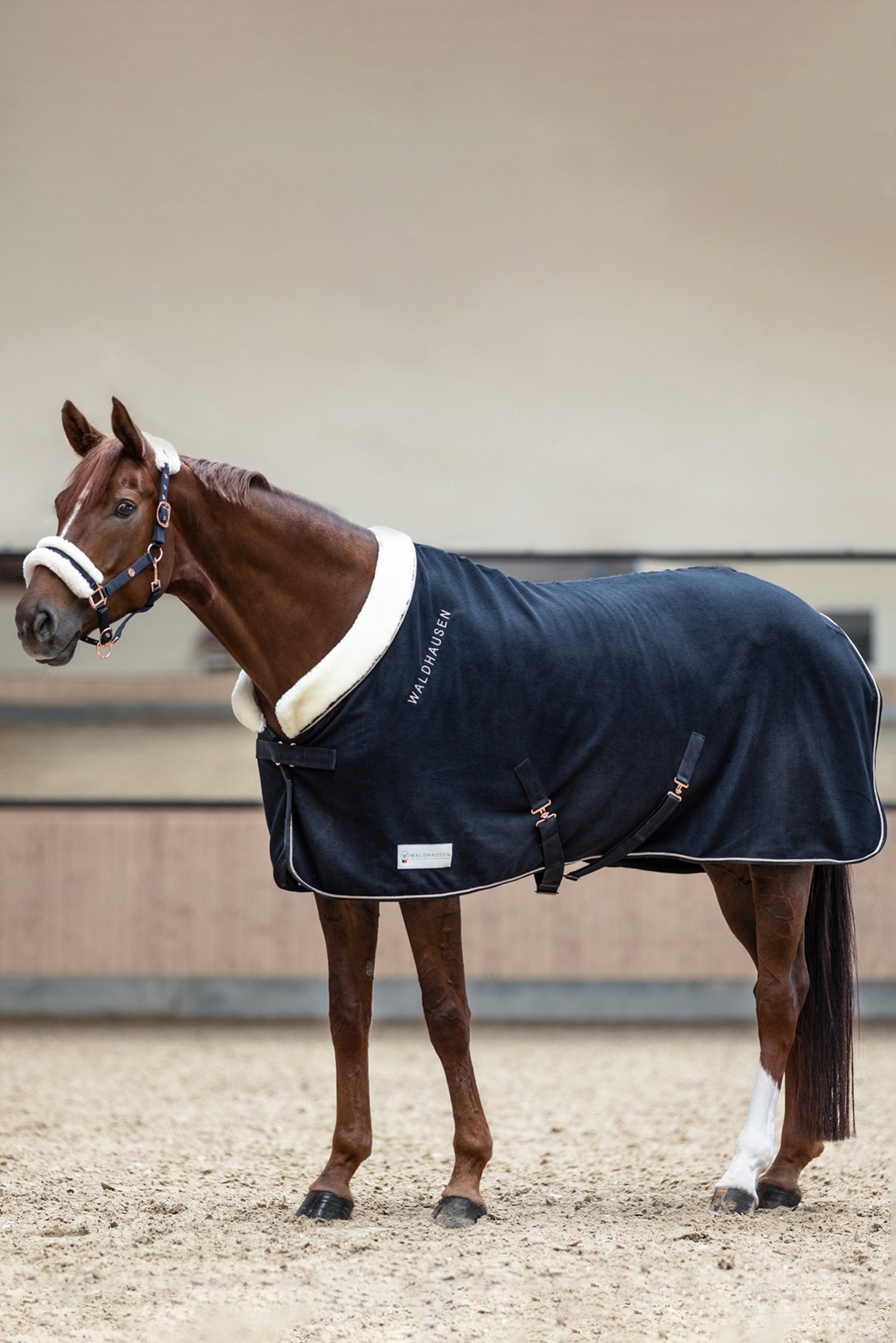Waldhausen Rosé Modern Fleecedecke