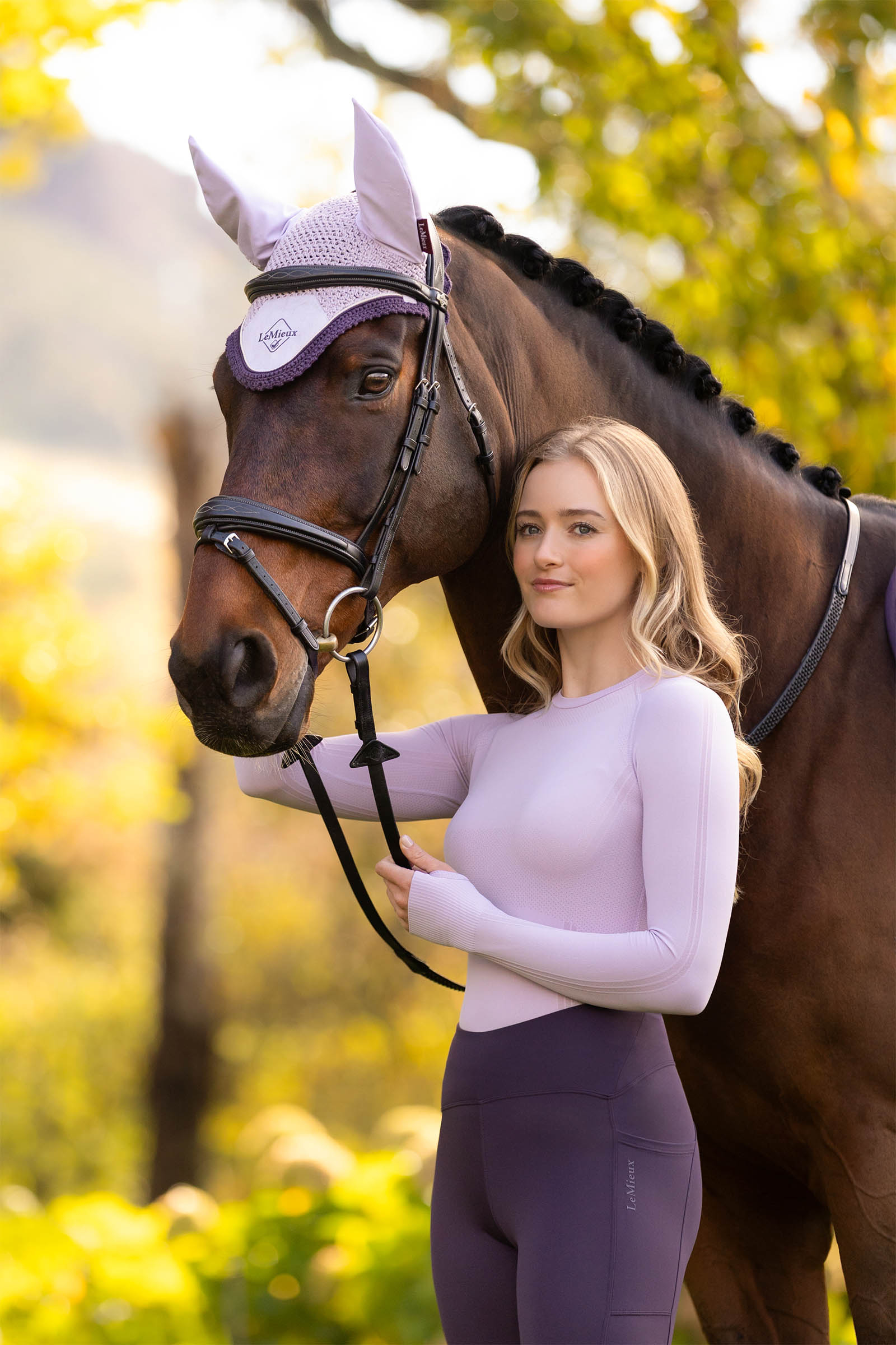 LeMieux Britney nahtloses Damen-Langarmshirt mit UV-Schutz