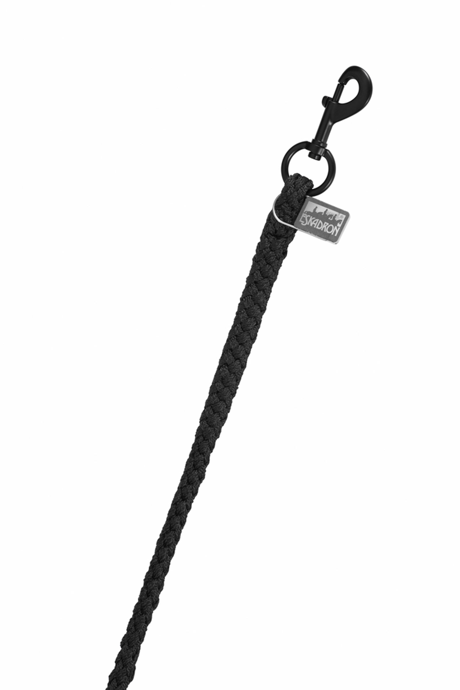 Black Eskadron Dynamics AW25 F&uuml;hrstrick mit Standard-Karabinerhaken