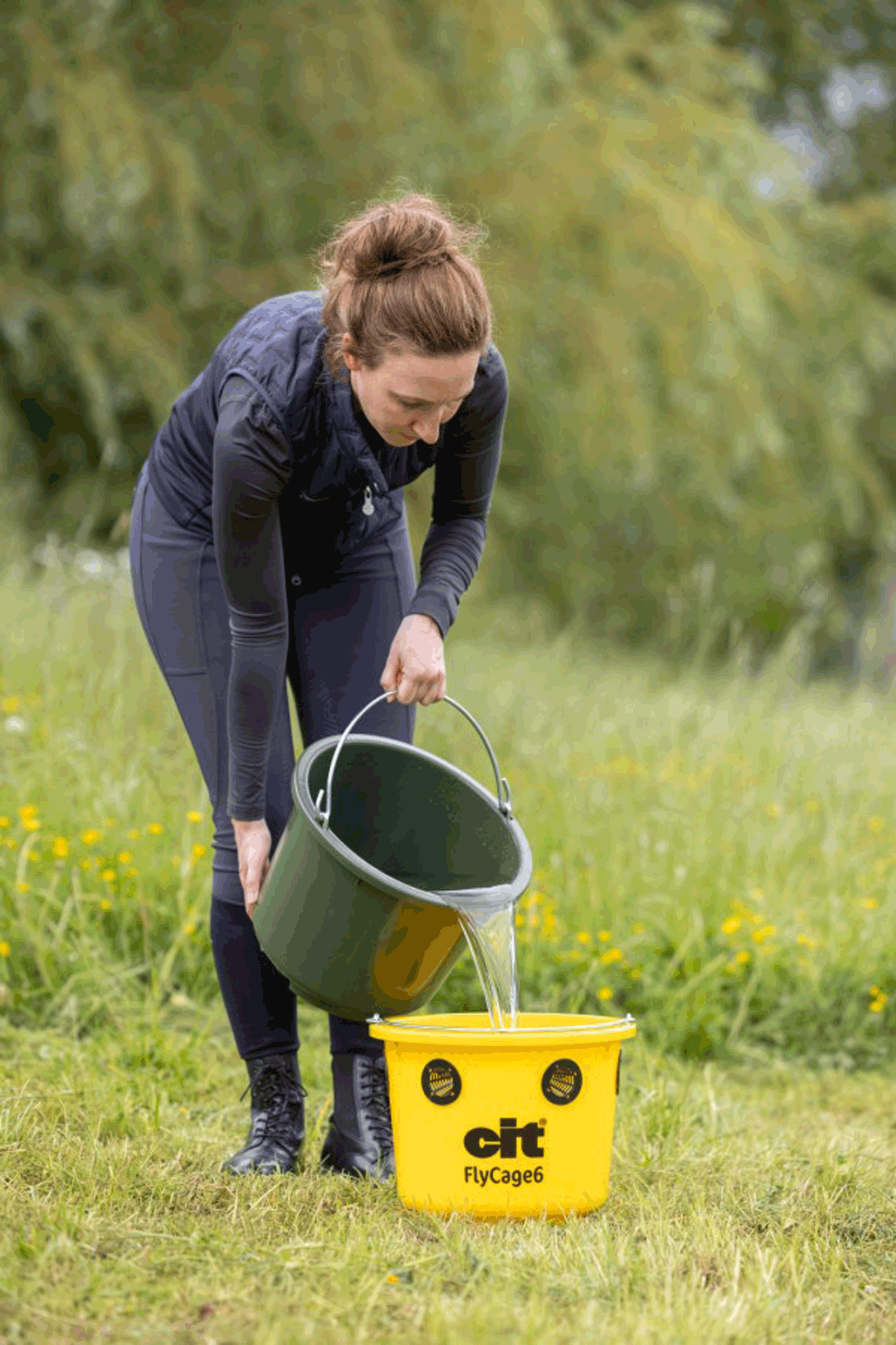 Kerbl Cit FlyCage6 Fliegenfalle, Set inkl. 750 g Lockstoff