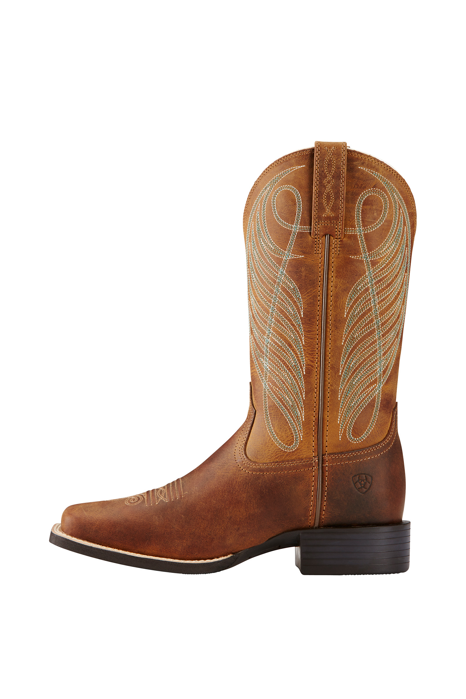Ariat Round Up Wide Square Toe Damen Westernstiefel