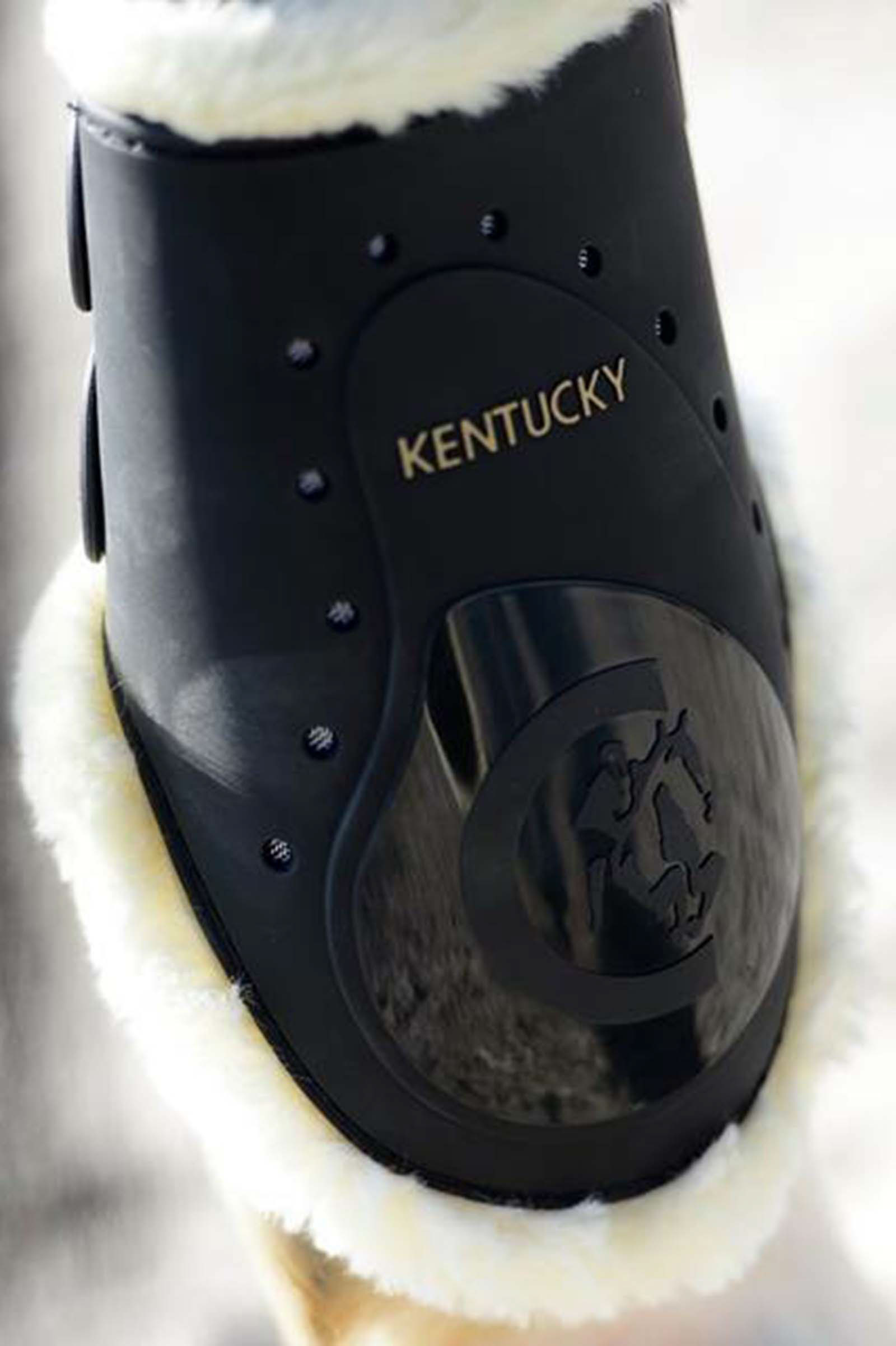 Kentucky Horsewear Lammfell Streichkappen, Elastik