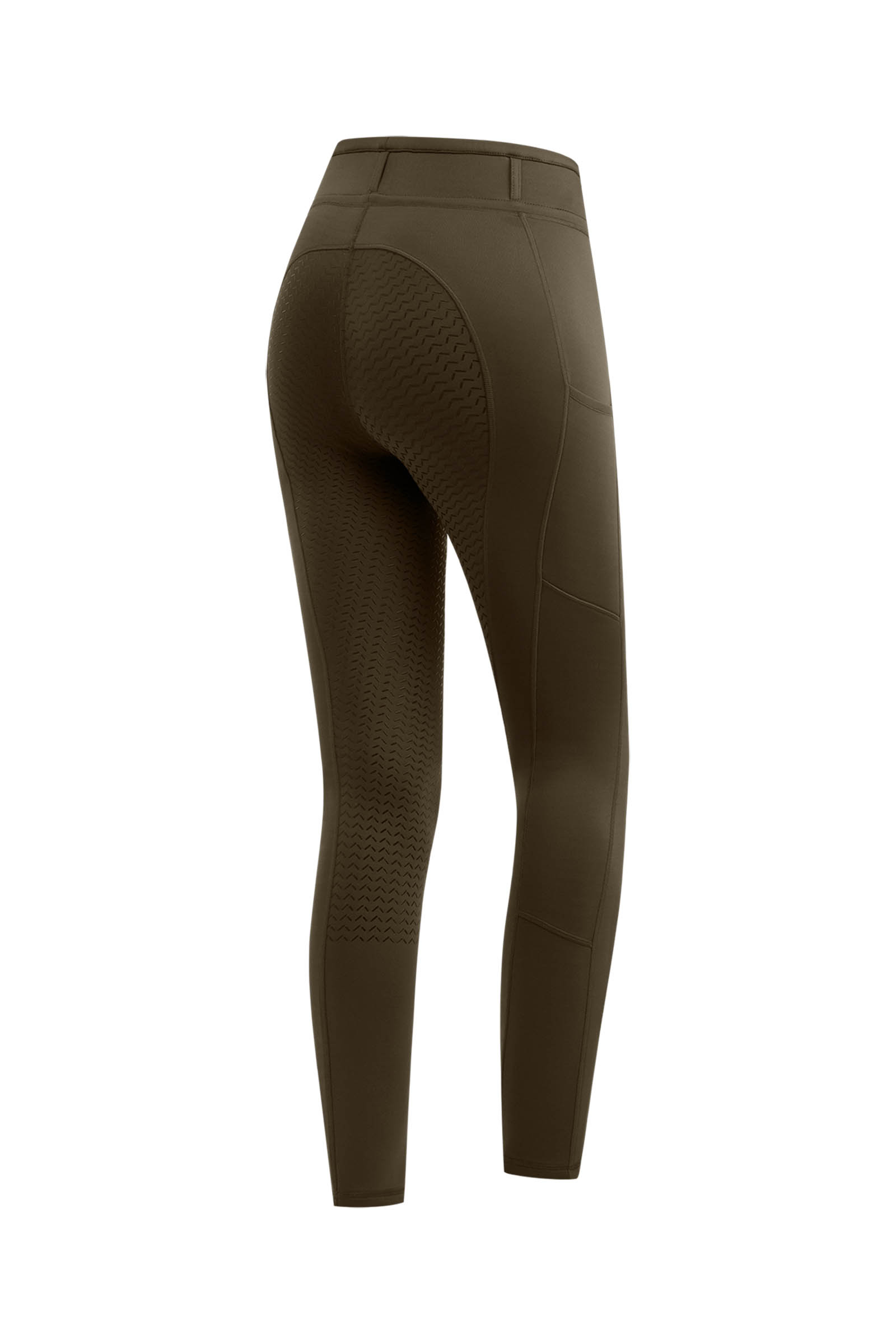 Green Brown ELT Ella Damen Reitleggings mit Vollbesatz