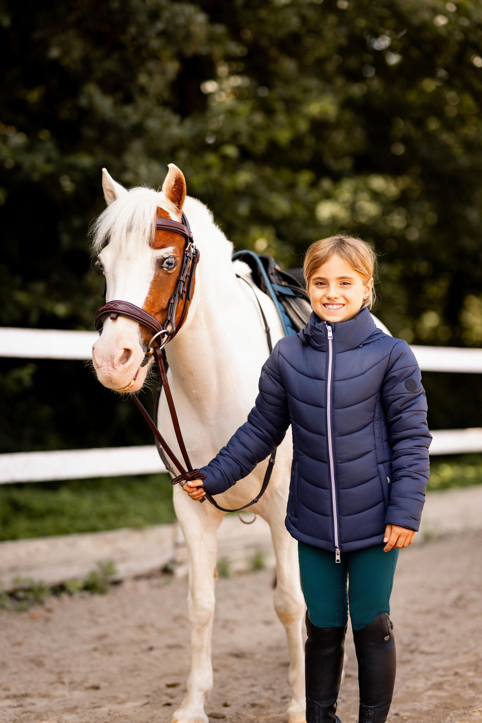 Horze Astrid Kinder wattierte Reitjacke
