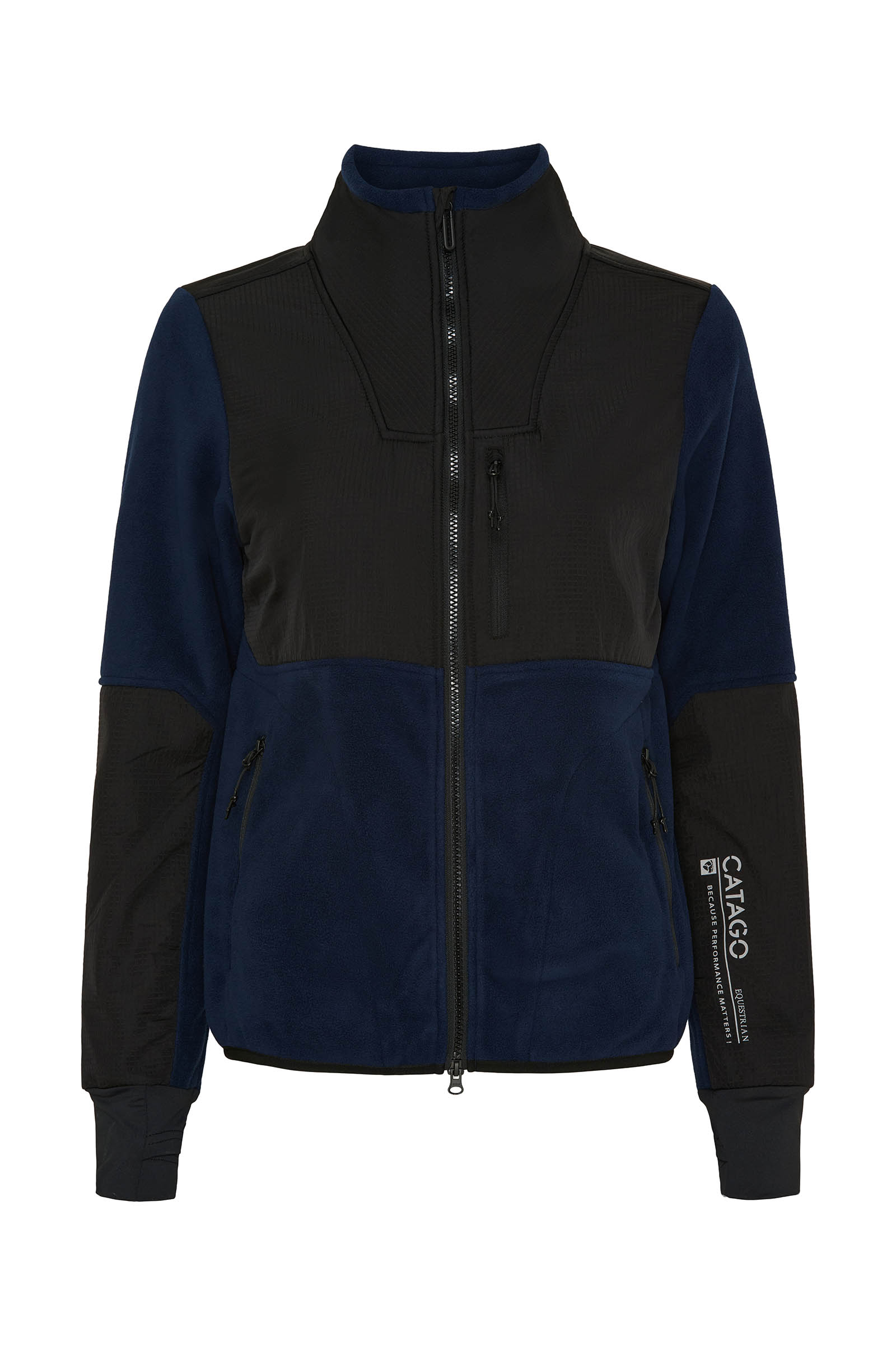 Navy CATAGO Norma Damen Zip Jacke